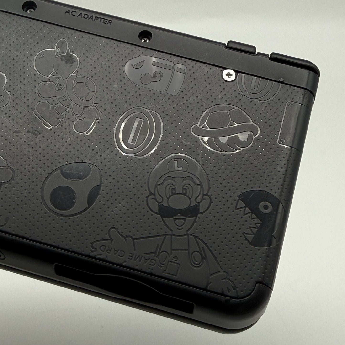 “new” Nintendo 3DS Super Mario Black Special Edition Console w/Charger - Tested23