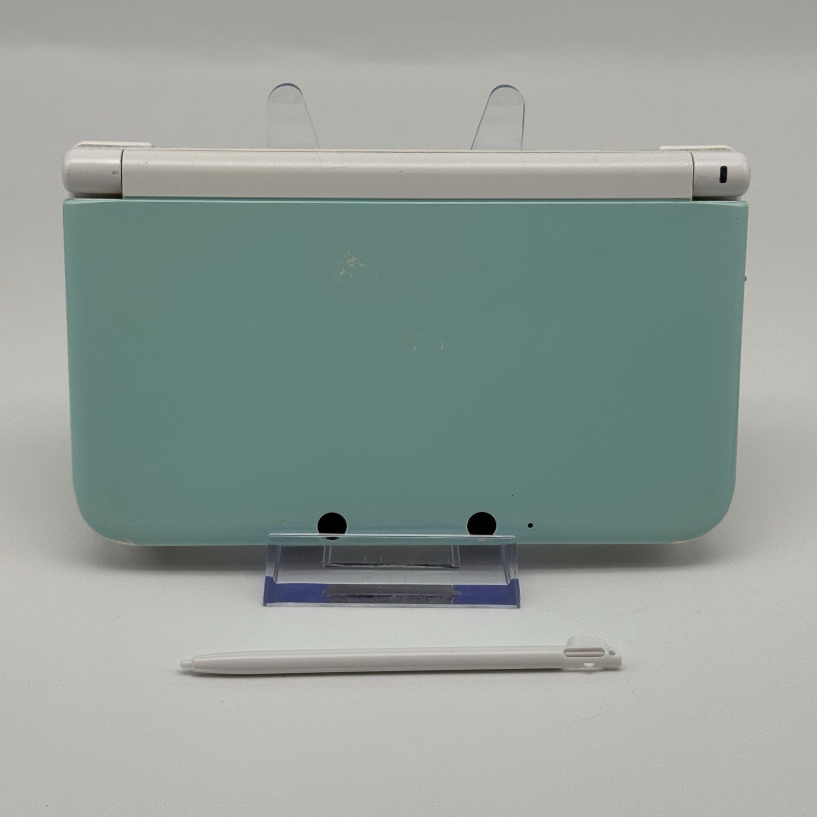 Nintendo 3DS XL LL Mint White Console JP Region - *For Parts Repair* Camera & LR1