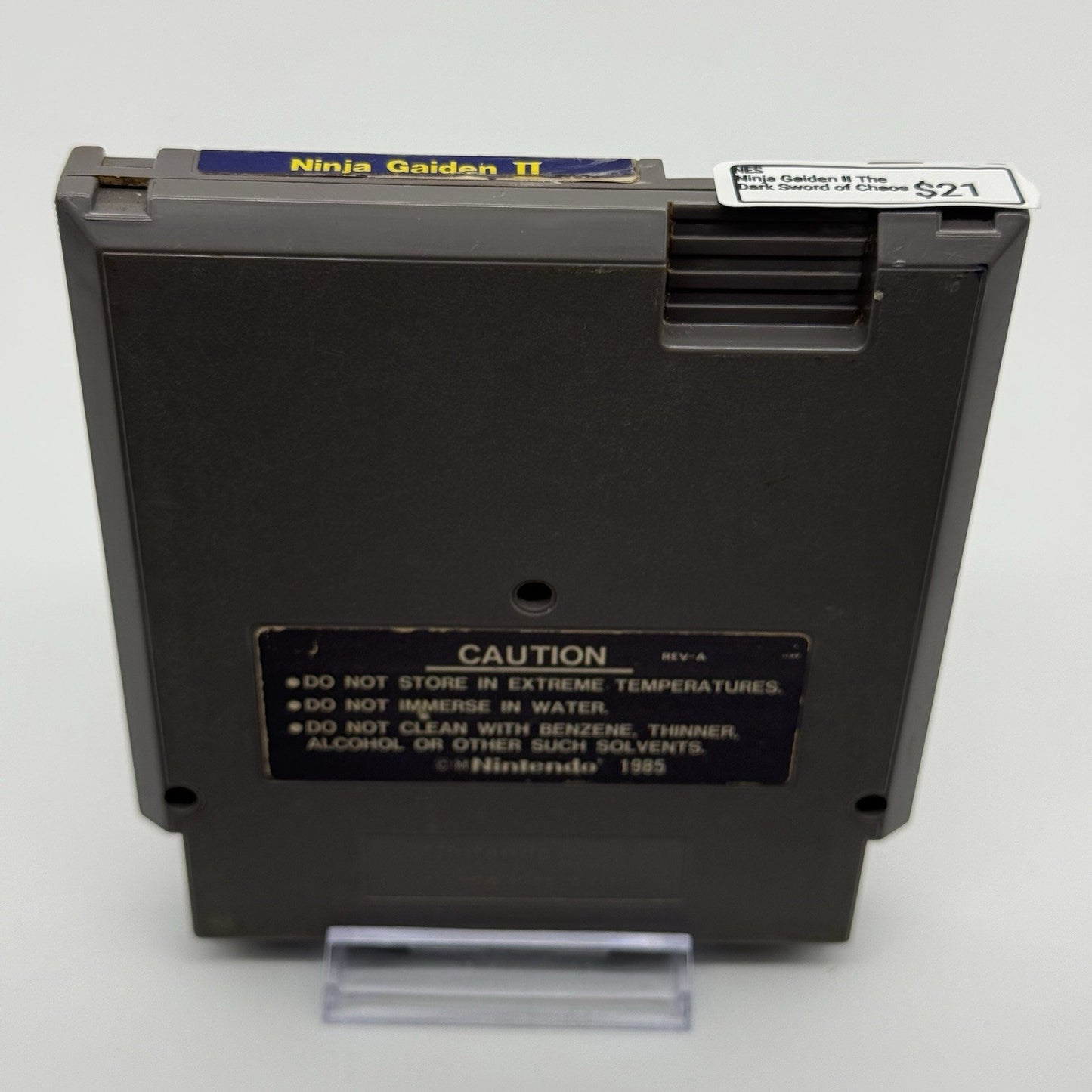 Ninja Gaiden II: The Dark Sword of Chaos, NES Game Cartridge Tested1