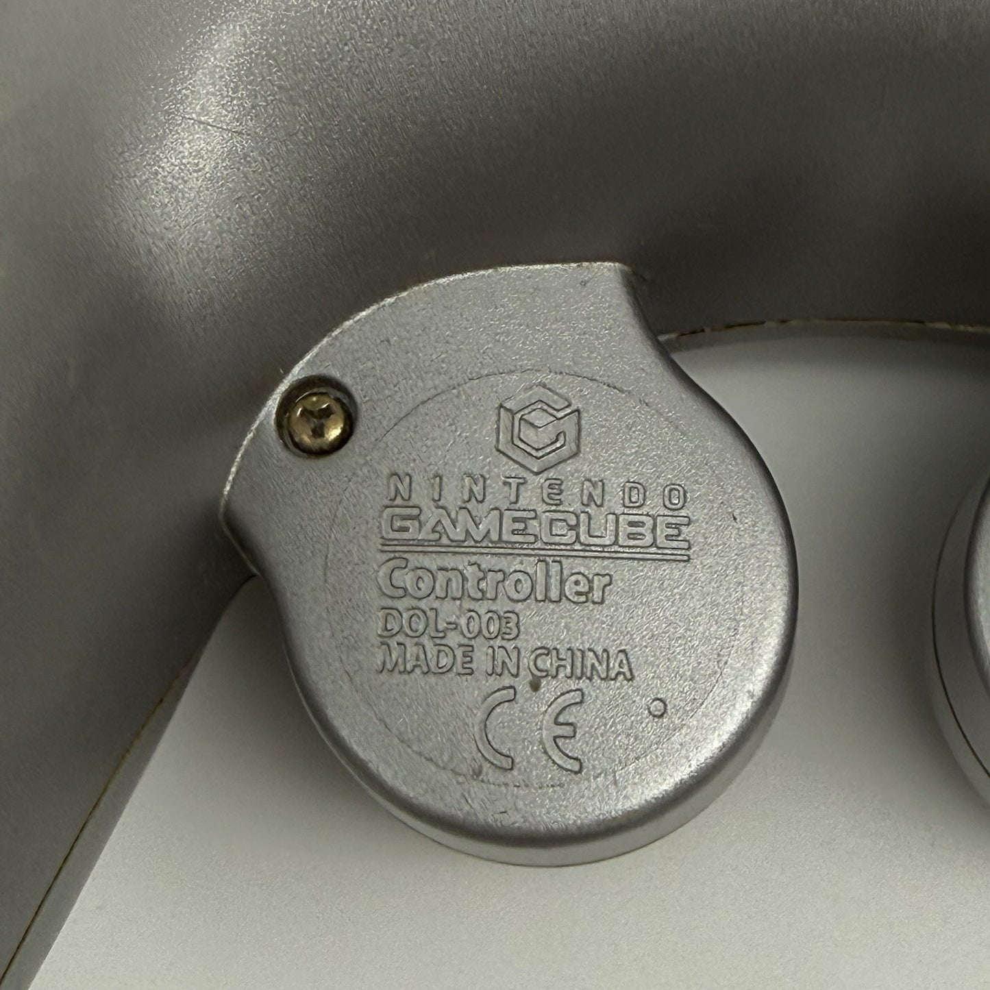 Official Nintendo GameCube Controller Platinum Silver OEM DOL-003 T2 Dot Tested6