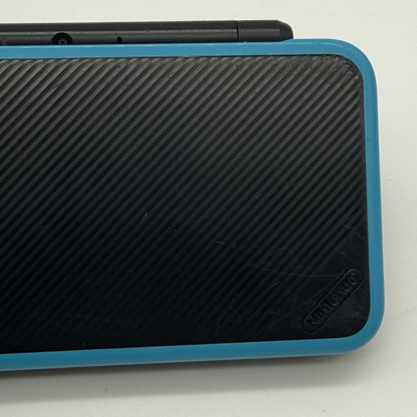 “new” Nintendo 2DS XL Console Black Turquoise w/Charger - Tested Working18