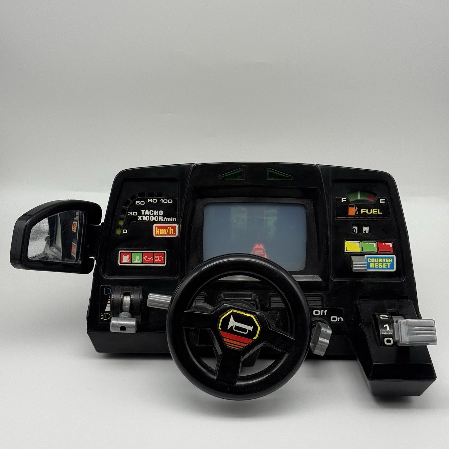 Playwell Turbo Dashboard 1980's Vintage VTG Driving Grand Prix Car Toy - Tested1