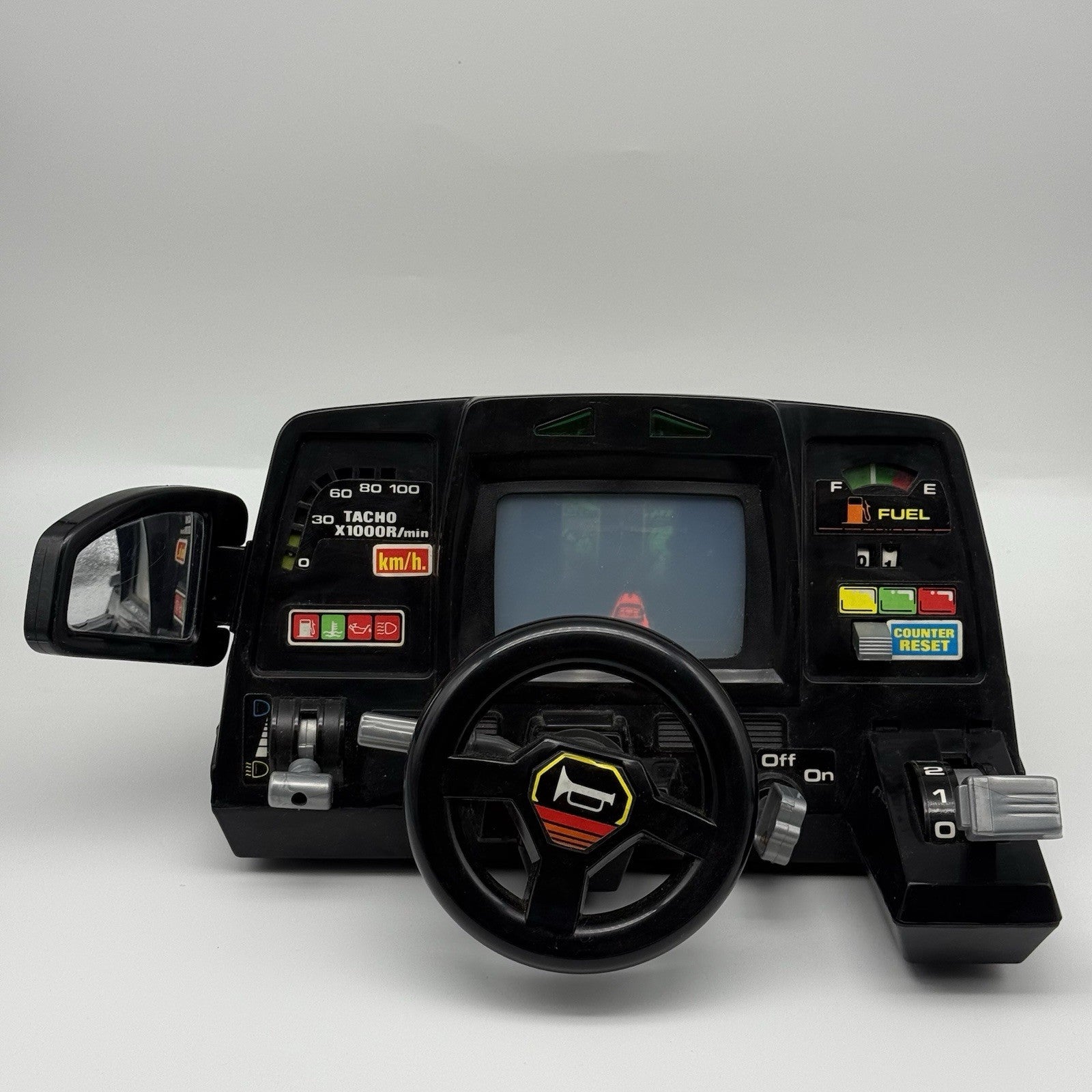 Playwell Turbo Dashboard 1980's Vintage VTG Driving Grand Prix Car Toy - Tested1
