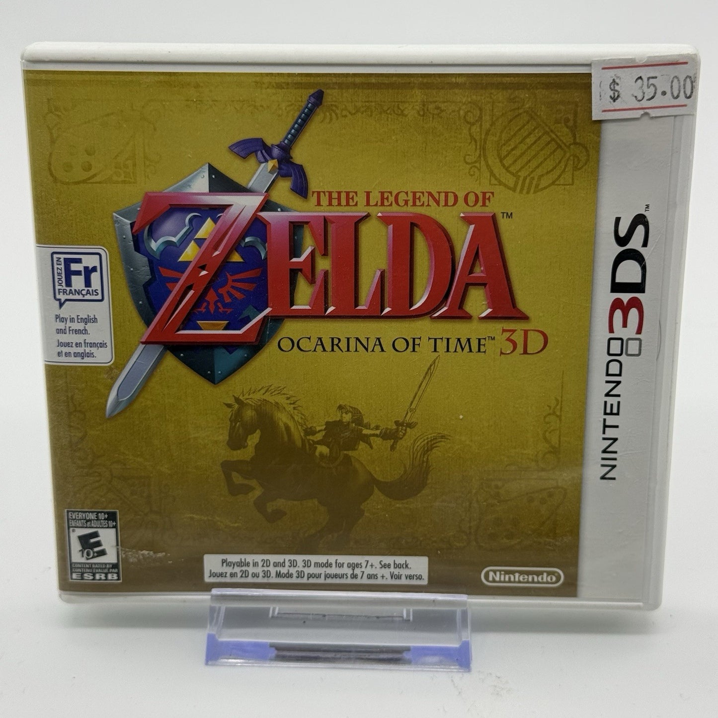 Legend Of Zelda Ocarina of Time (Nintendo 3DS) Complete CIB Tested0