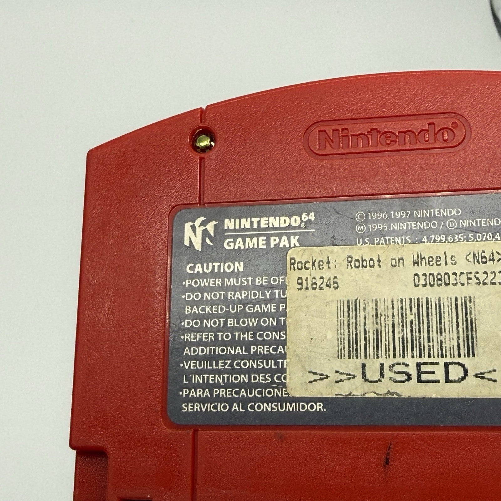 Rocket: Robot on Wheels - Nintendo 64 N64 Game - Authentic Tested (Worn Label)9