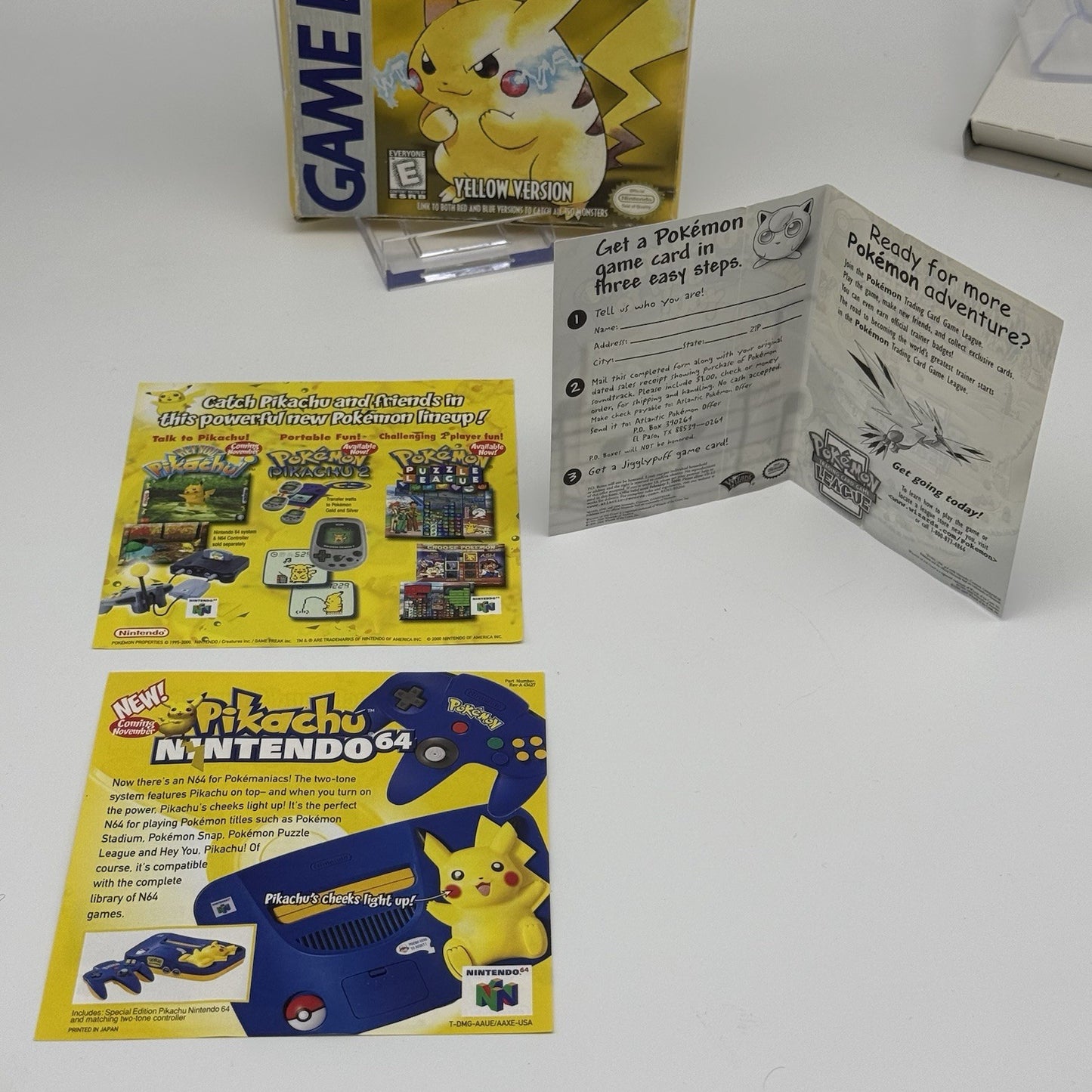 Pokemon Yellow Version Game Boy First Print Boxed New Battery Tested (No Manual)16