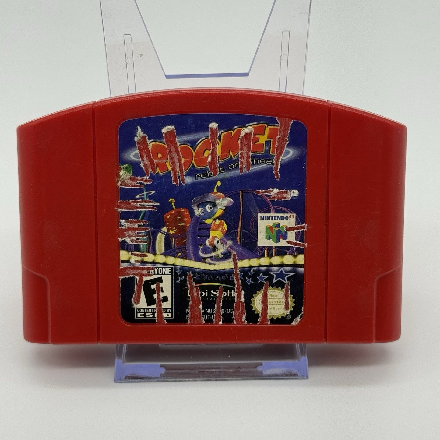 Rocket: Robot on Wheels - Nintendo 64 N64 Game - Authentic Tested (Worn Label)0