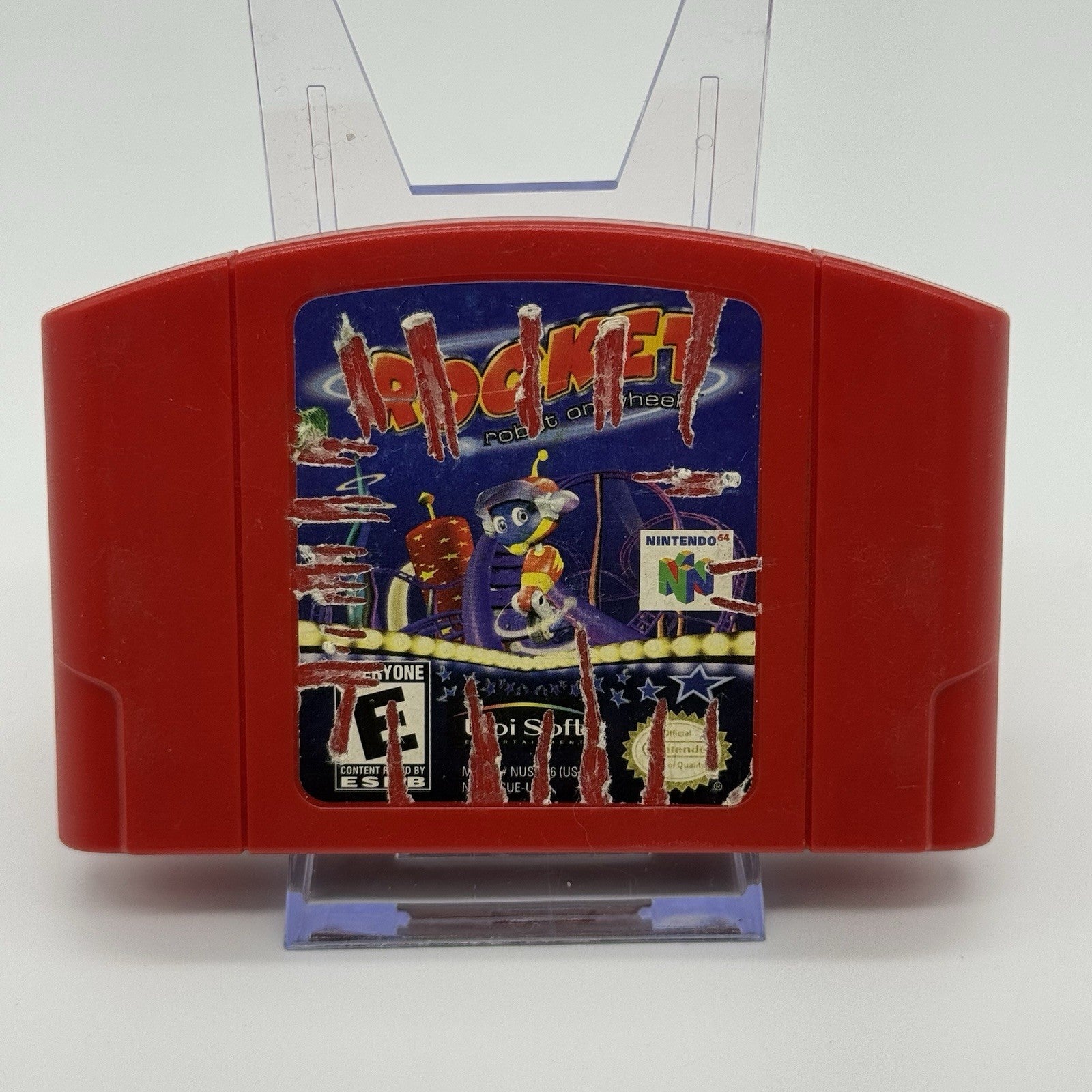 Rocket: Robot on Wheels - Nintendo 64 N64 Game - Authentic Tested (Worn Label)0