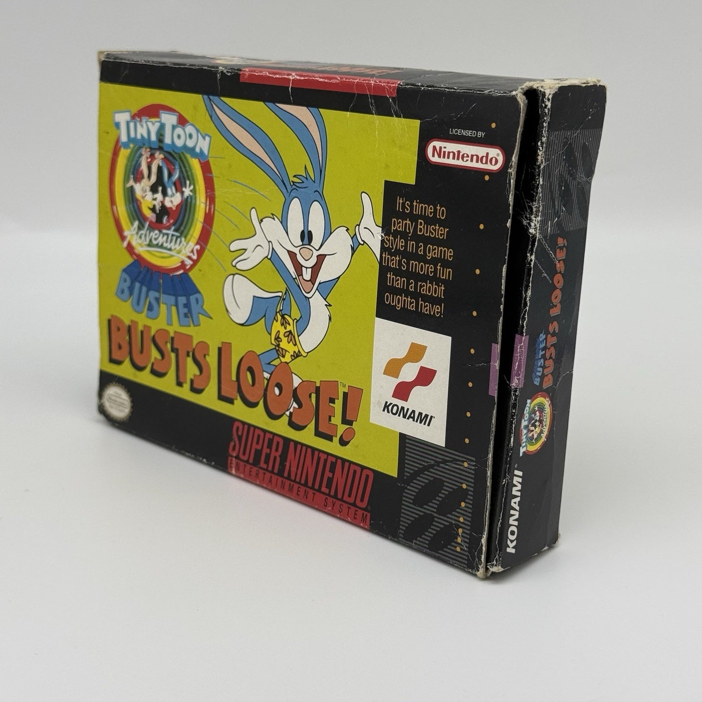 Tiny Toon Buster Busts Loose SNES Super Nintendo Game In Box (No Manual) TESTED16