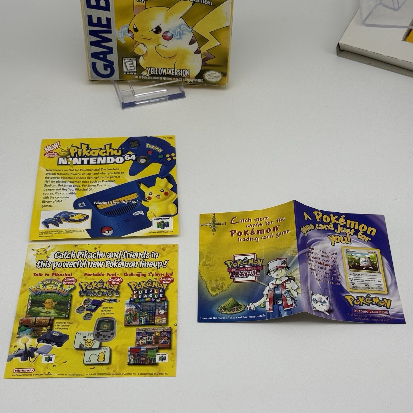 Pokemon Yellow Version Game Boy First Print Boxed New Battery Tested (No Manual)15