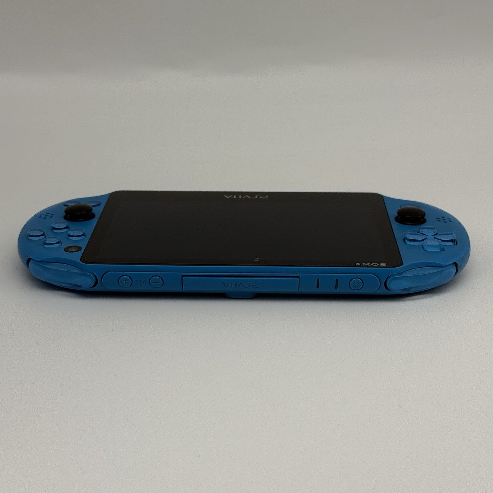 PS Vita PCH-2000 Console w/Box, Case, Charger Region Free Aqua Blue - Tested USA11