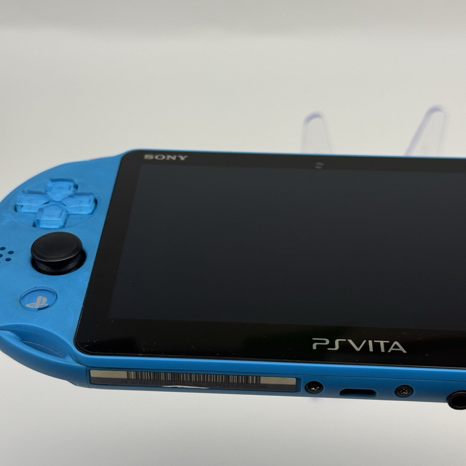 PS Vita PCH-2000 Console w/Box, Case, Charger Region Free Aqua Blue - Tested USA17