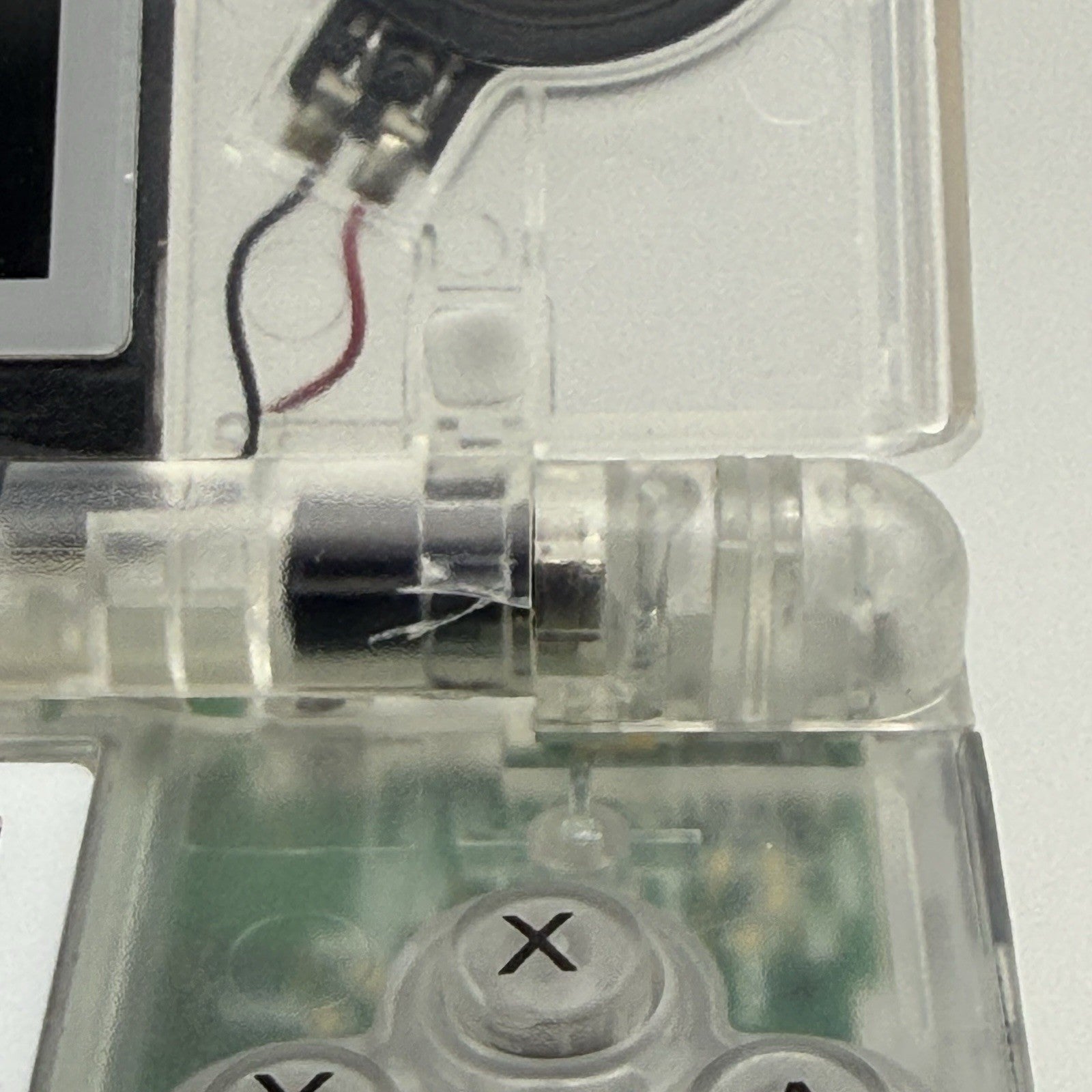 Nintendo DS Lite Transparent Clear Console Reshell w/Charger Tested Region Free19