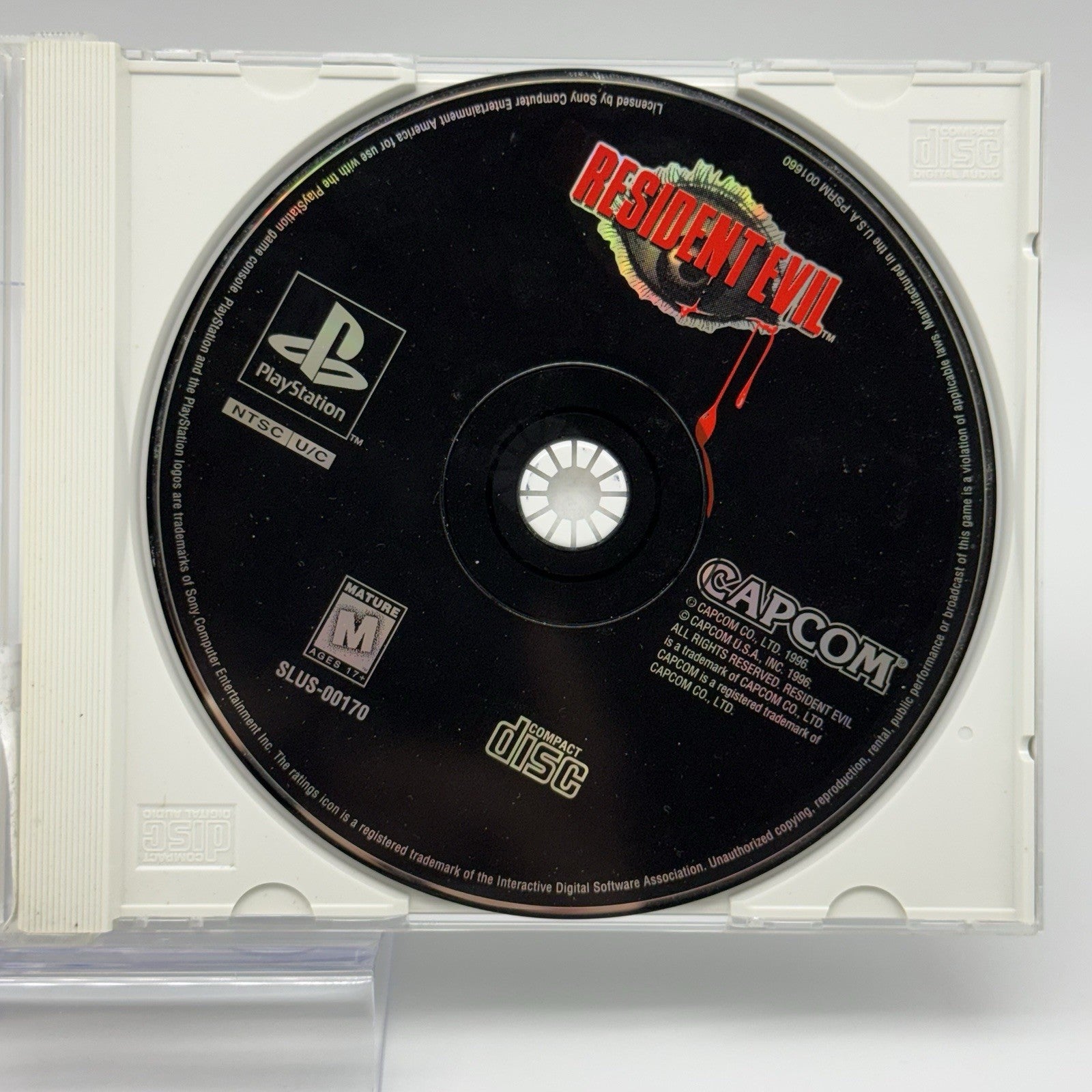 Resident Evil Game (Sony PlayStation 1 PS1, 1996, Disc Only Black Label) Tested0