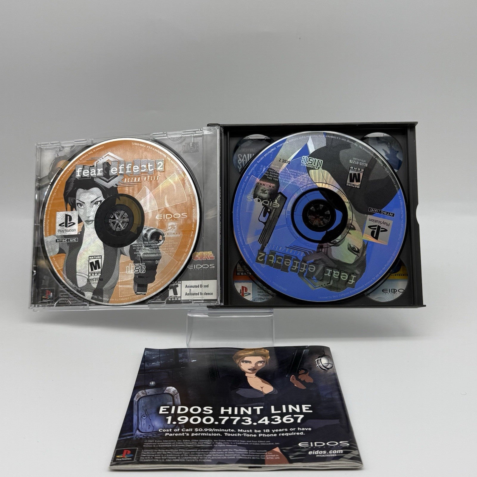 Fear Effect 2 Retro Helix PlayStation 1 PS1 CIB Complete - Tested3