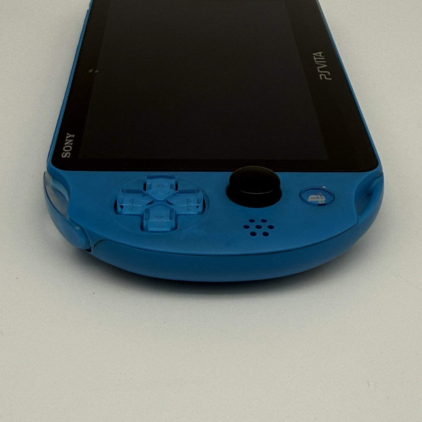 PS Vita PCH-2000 Console w/Box, Case, Charger Region Free Aqua Blue - Tested USA8