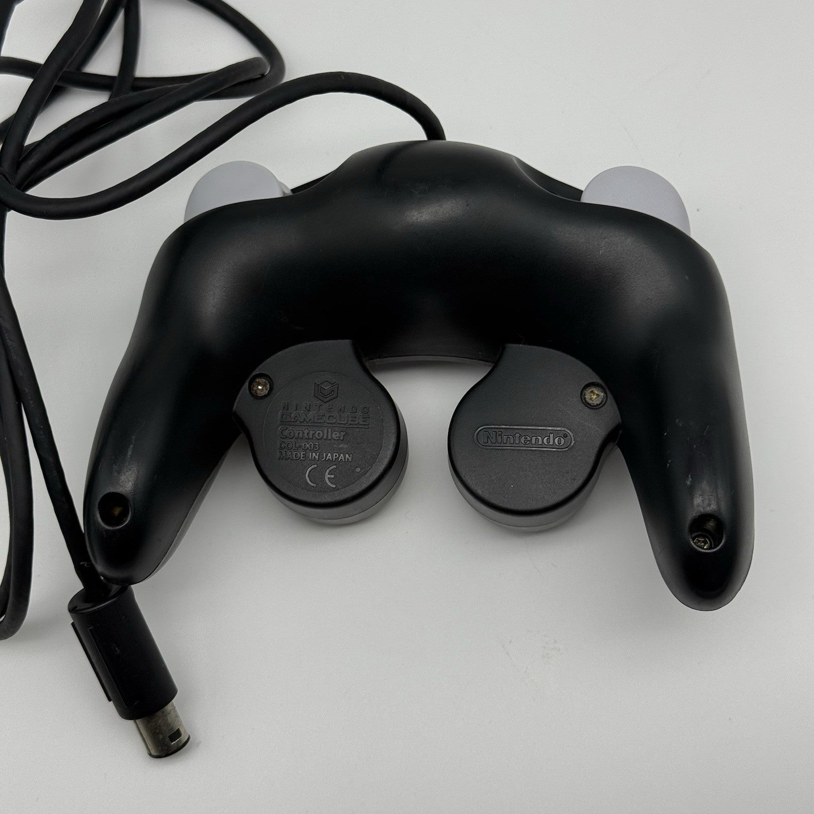 Official Nintendo GameCube Controller BLACK OEM Remote DOL-003 T2 Dot - Tested4