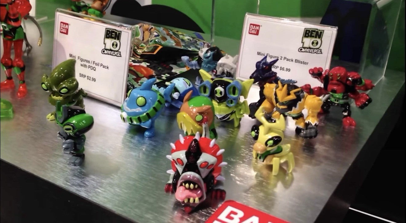 Ben 10 Omniverse Stinkfly 2" Mini Figure Bandai 2013 Factory Sample - Very Rare9