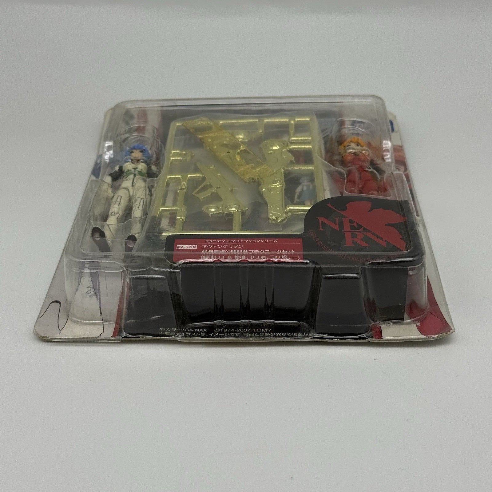 Microman Evangelion Plug Suit Set Rei & Asuka Takara Tomy Japanese Figure Set8