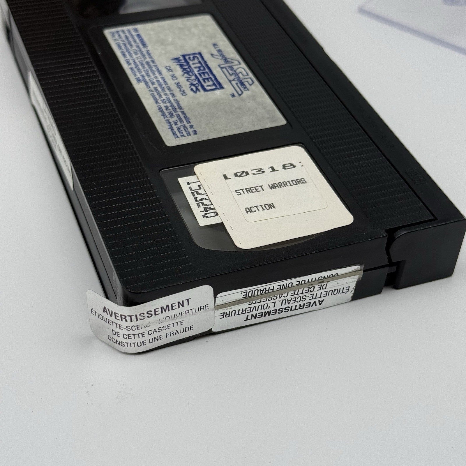 Street Warriors VHS Tape Cult Movie Rare VTG Vintage Tested4