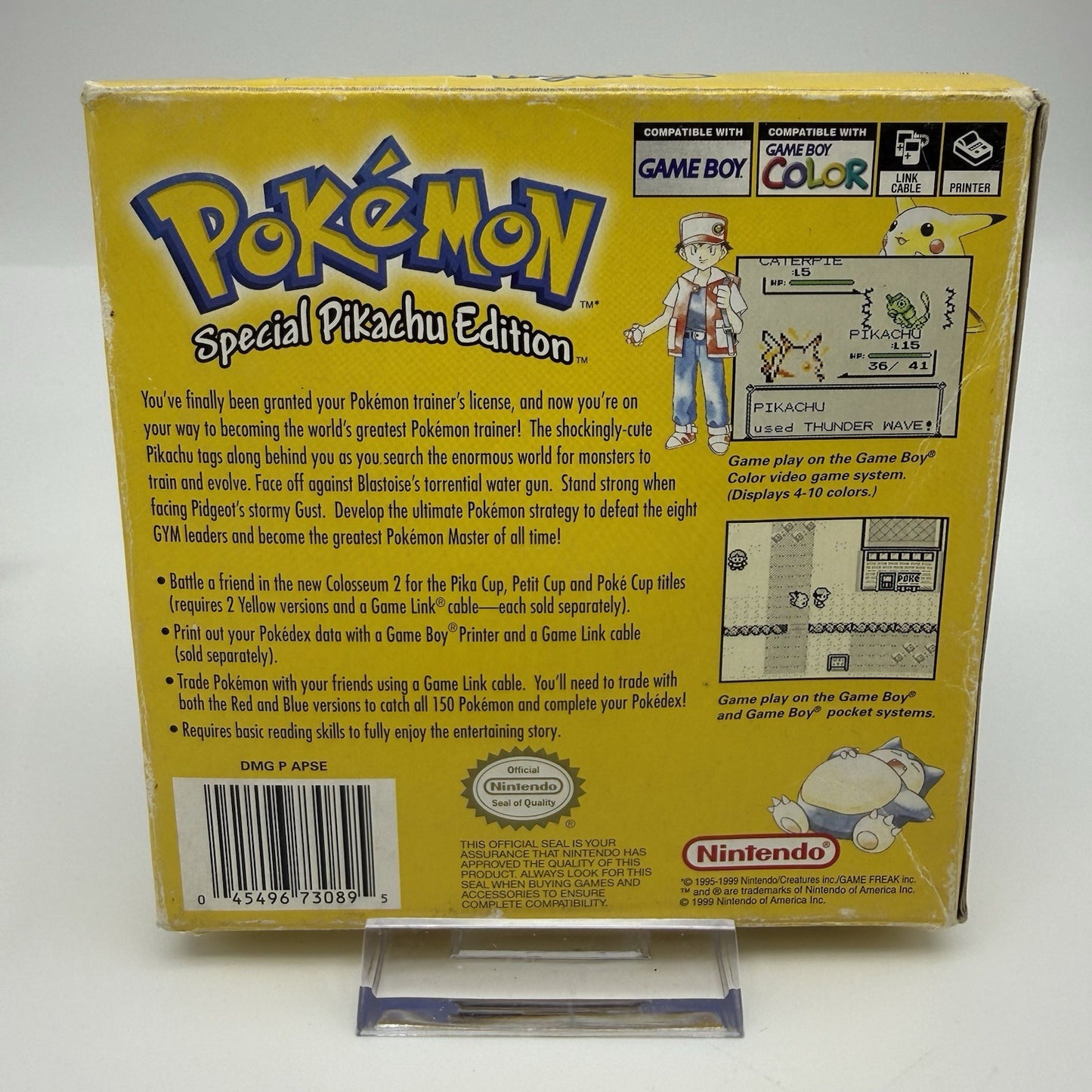 Pokemon Yellow Version Game Boy First Print Boxed New Battery Tested (No Manual)6