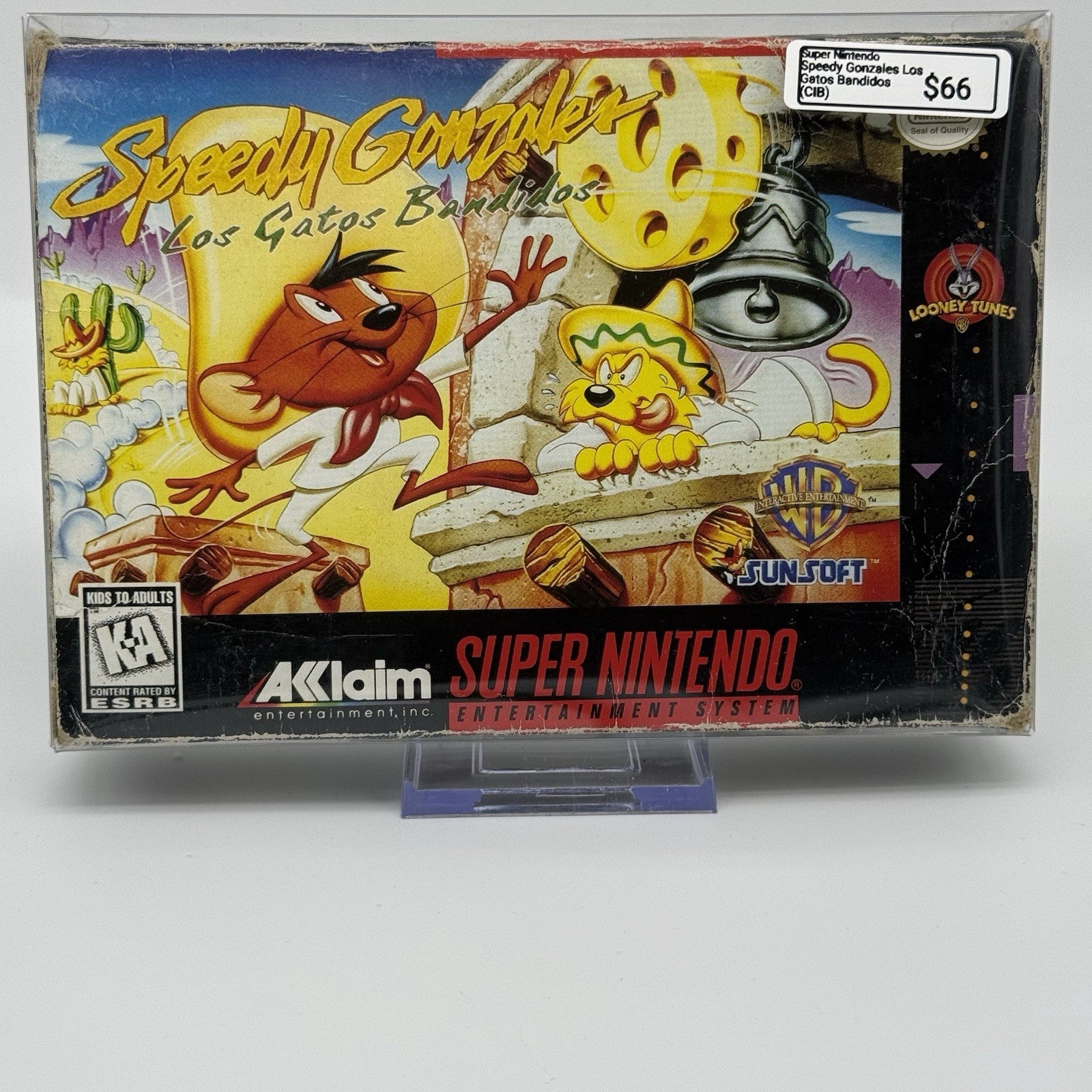 Speedy Gonzales: Los Gatos Bandidos SNES Super Nintendo 1994 CIB Complete Tested9