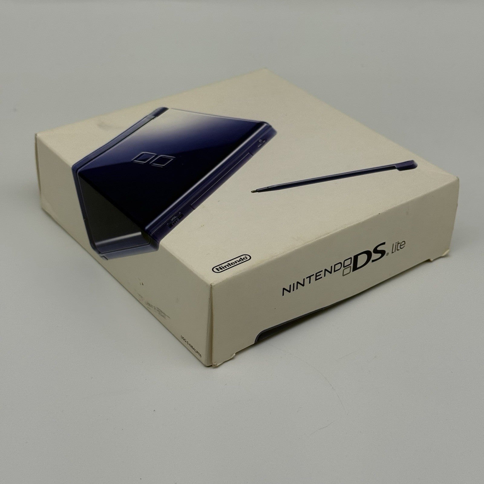 Japan Exclusive Enamel Navy Nintendo DS Lite Handheld Console CIB In Box Tested19