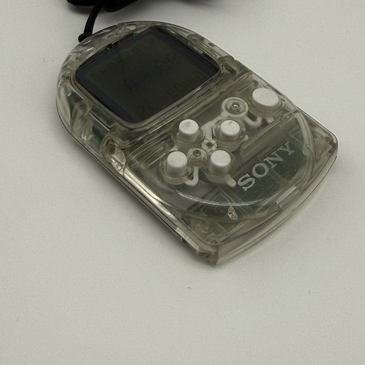 Sony Playstation Pocket Station Transparent Clear +Strap SCPH-4000 LCD Burn USA3