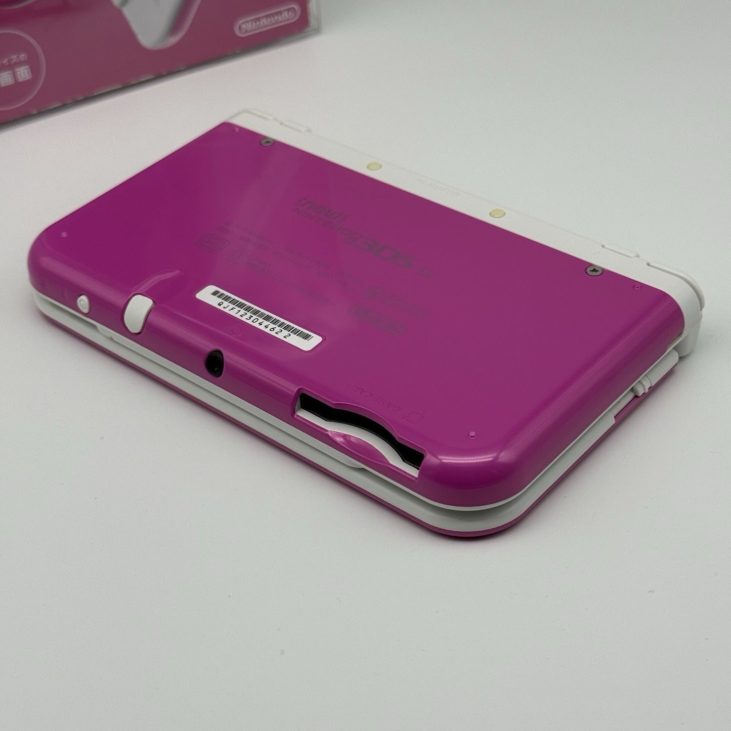 “new” Nintendo 3DS XL/LL Pink White Console Bottom IPS Region Free CIB w/Box USA6