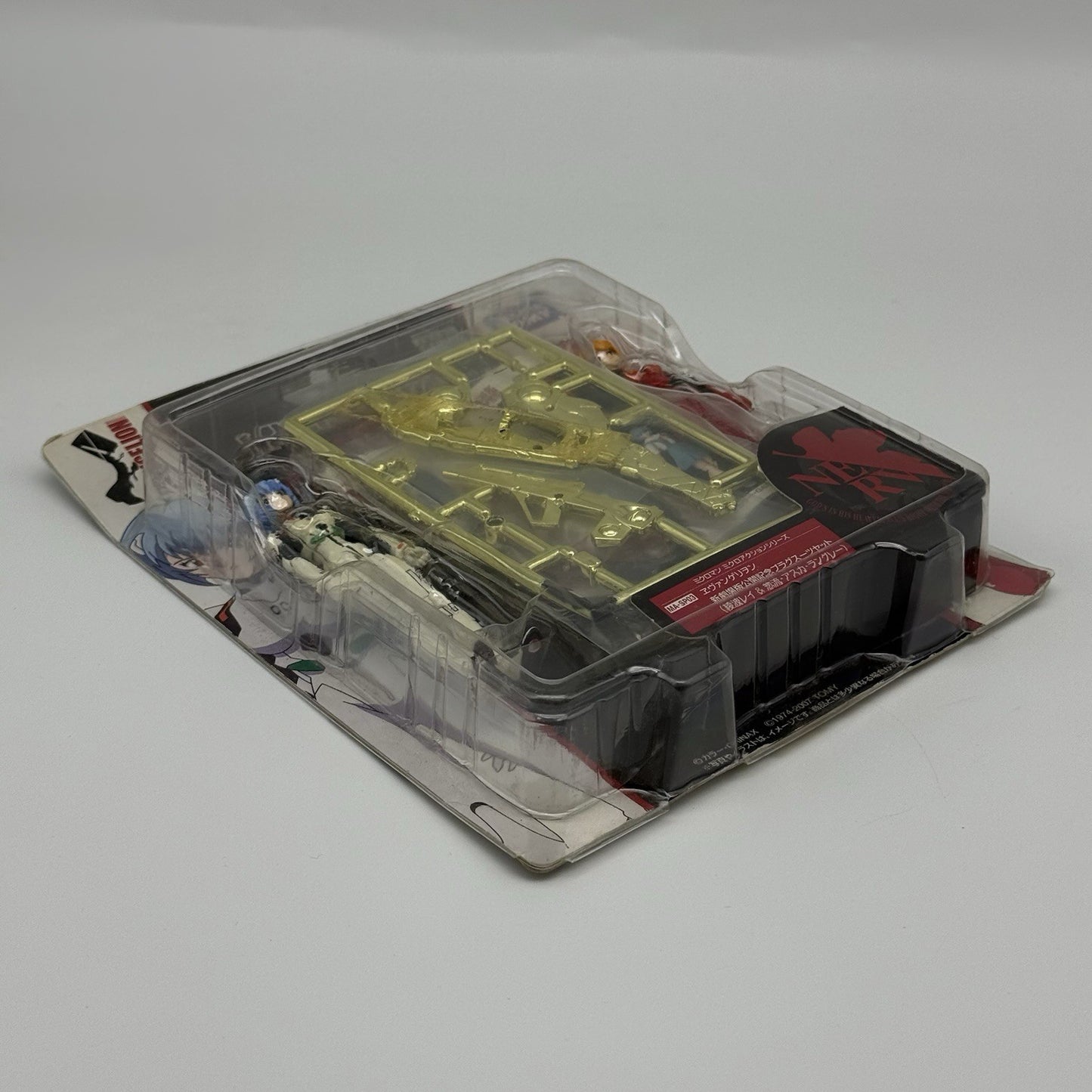 Microman Evangelion Plug Suit Set Rei & Asuka Takara Tomy Japanese Figure Set6