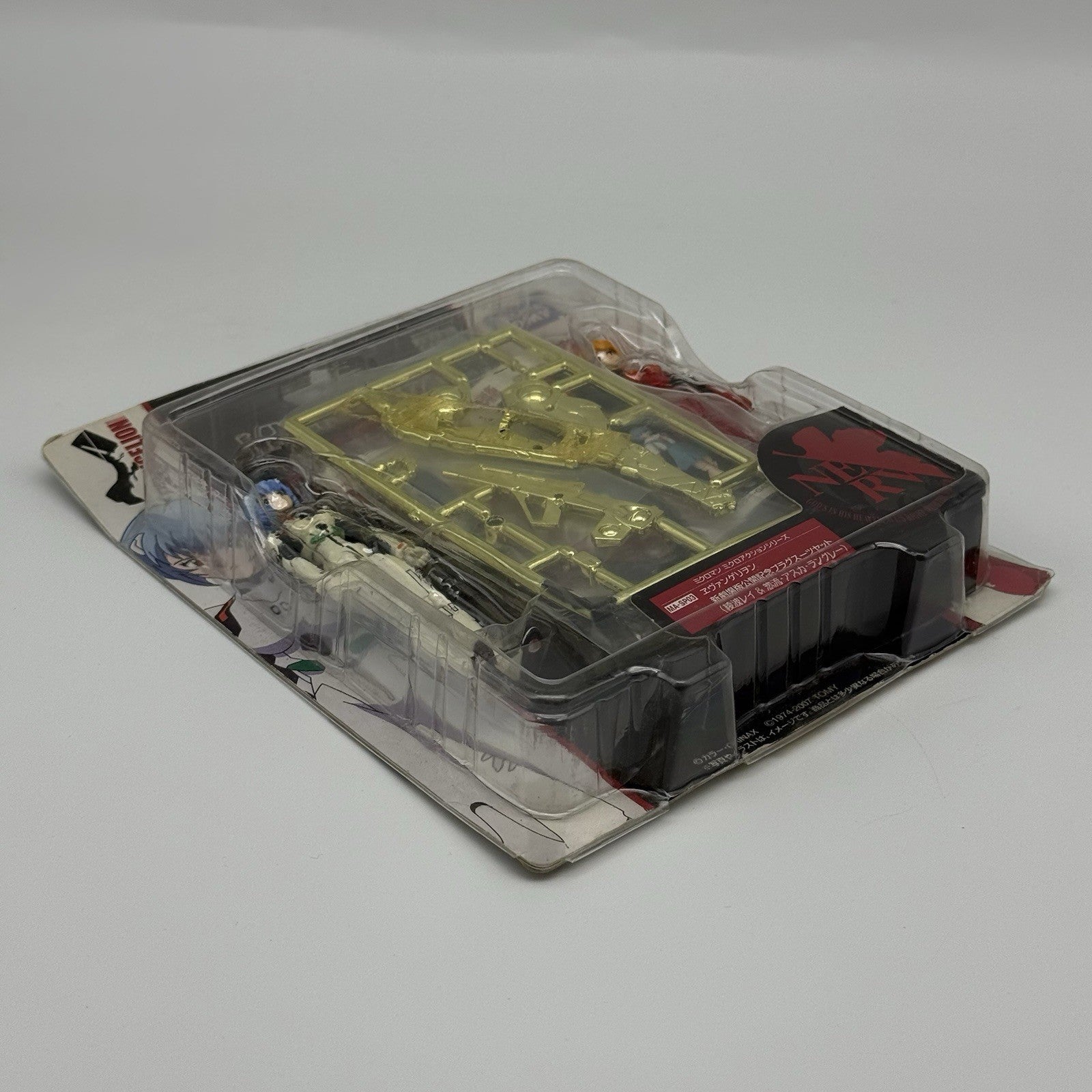 Microman Evangelion Plug Suit Set Rei & Asuka Takara Tomy Japanese Figure Set6