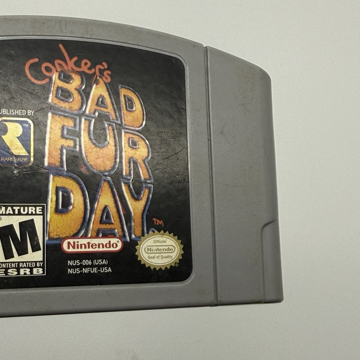 Conker's Bad Fur Day - Nintendo (N64) Cartridge - Authentic Game - TESTED Works4
