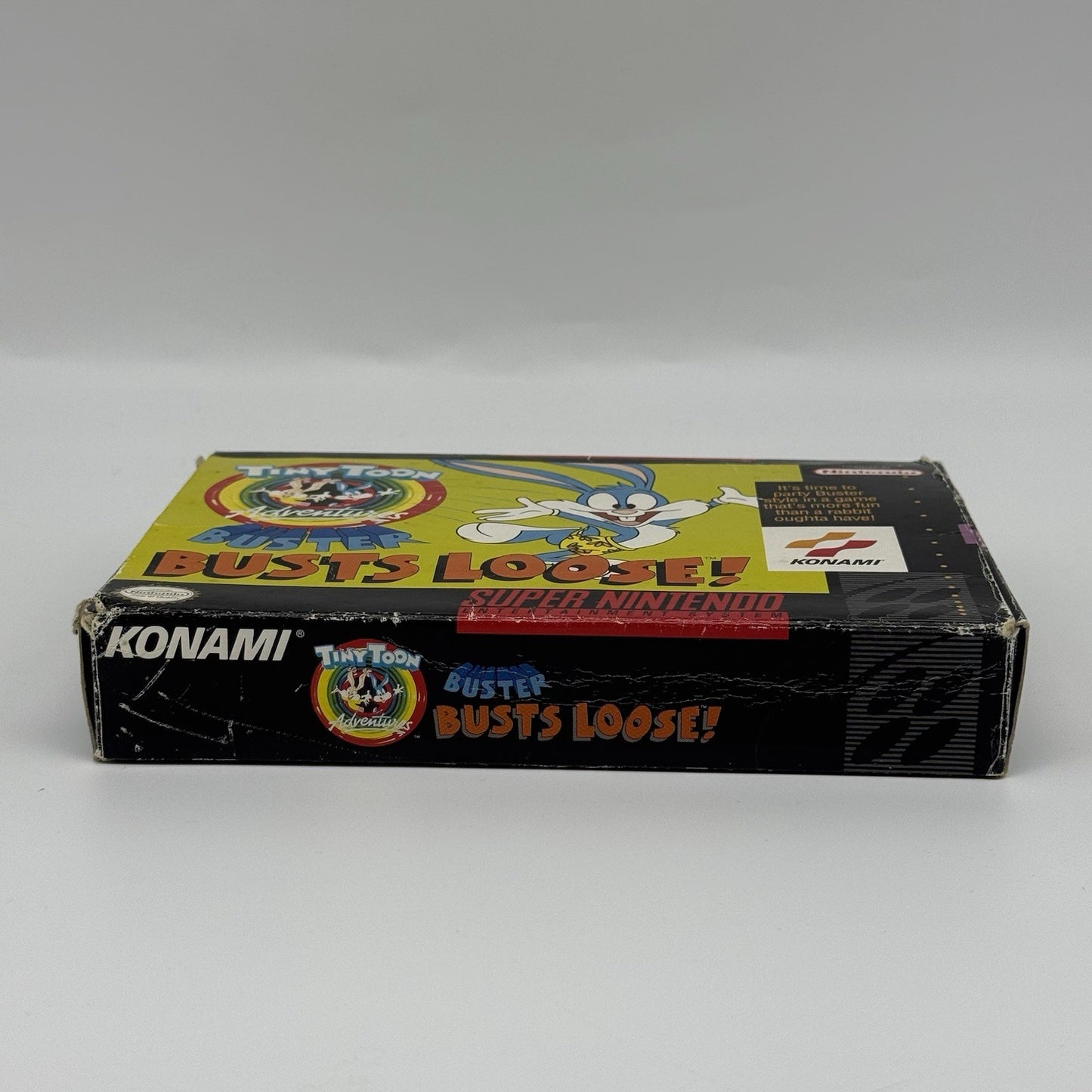 Tiny Toon Buster Busts Loose SNES Super Nintendo Game In Box (No Manual) TESTED9
