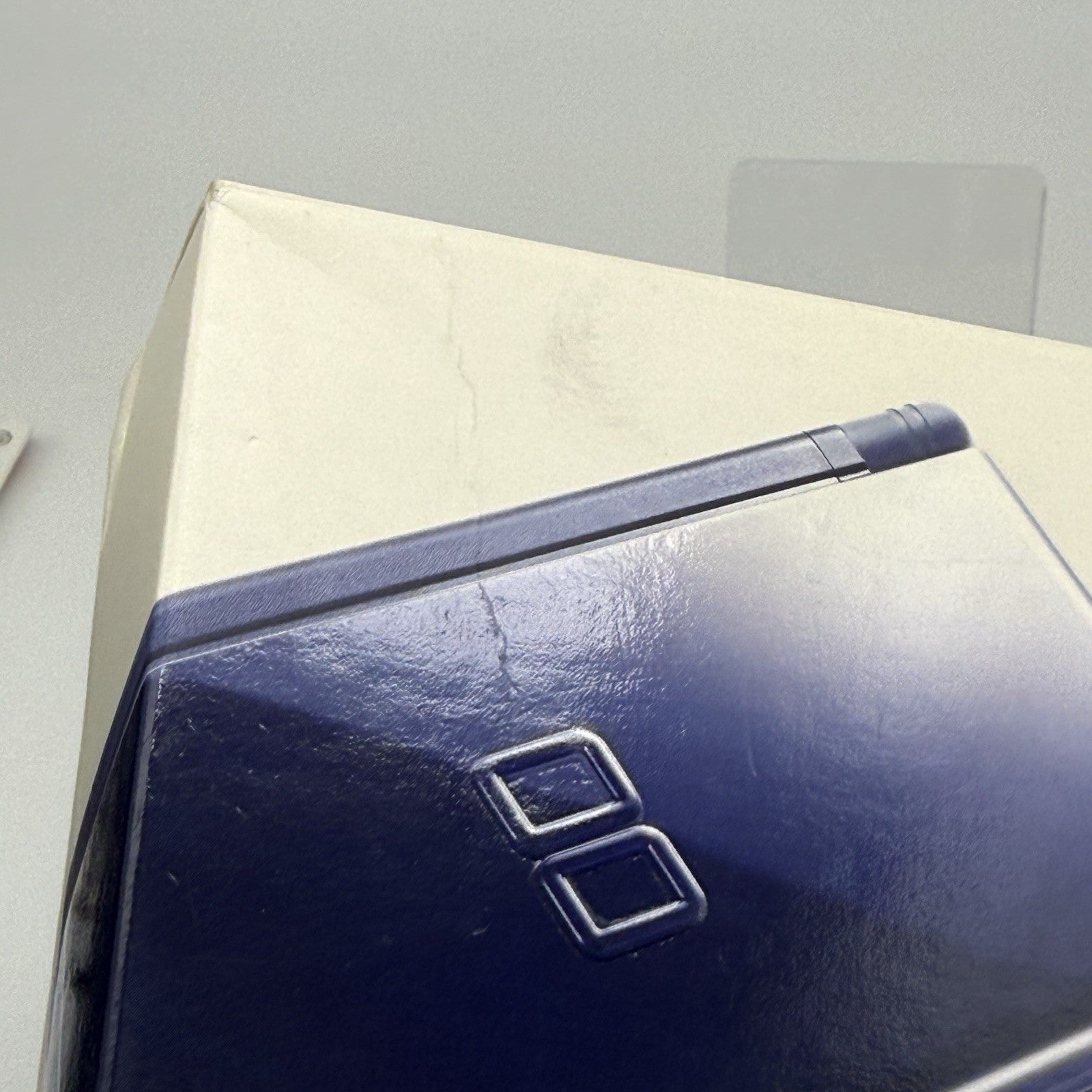 Japan Exclusive Enamel Navy Nintendo DS Lite Handheld Console CIB In Box Tested21