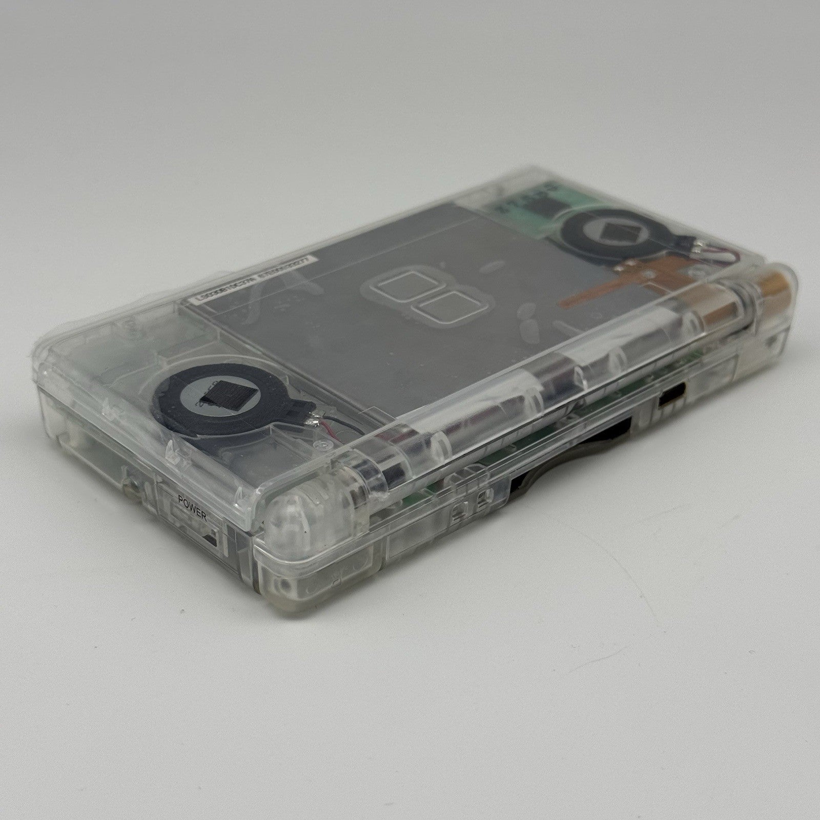Nintendo DS Lite Transparent Clear Console Reshell w/Charger Tested Region Free13