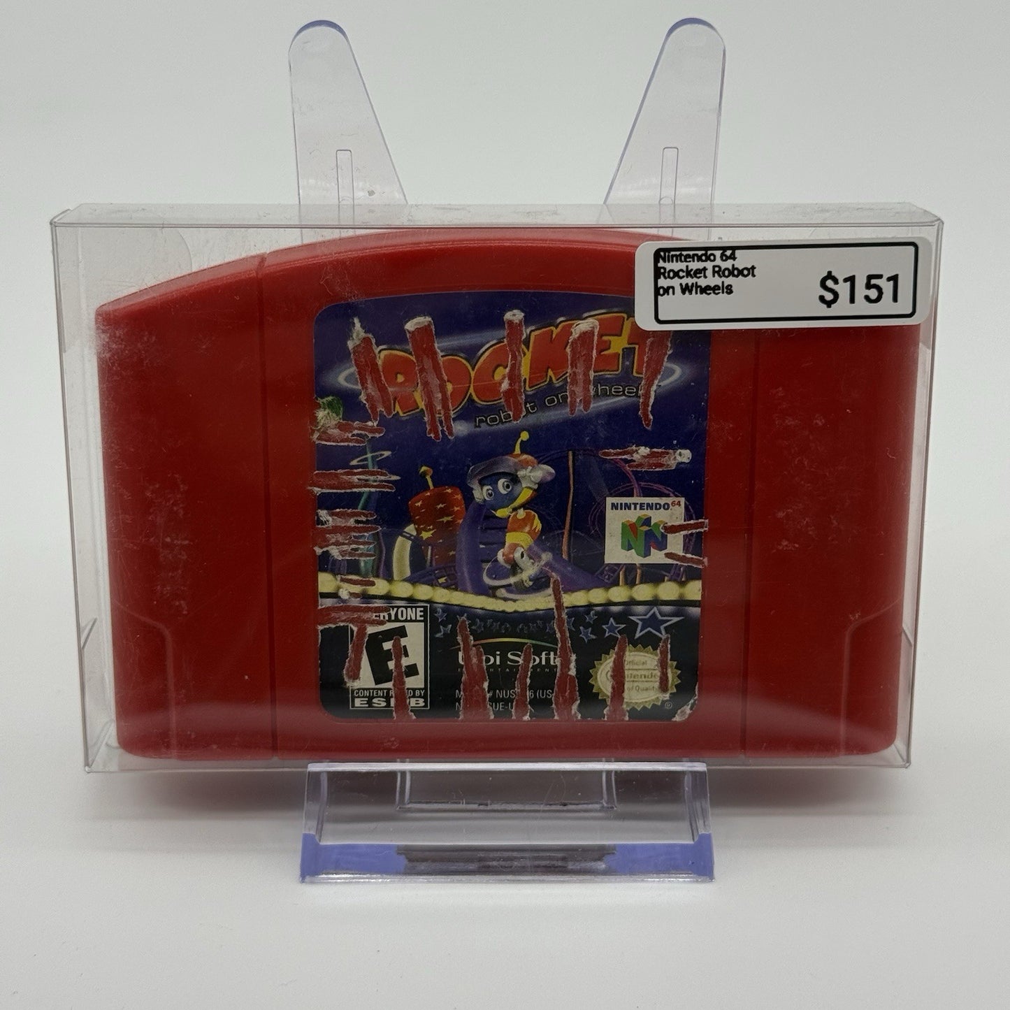 Rocket: Robot on Wheels - Nintendo 64 N64 Game - Authentic Tested (Worn Label)2