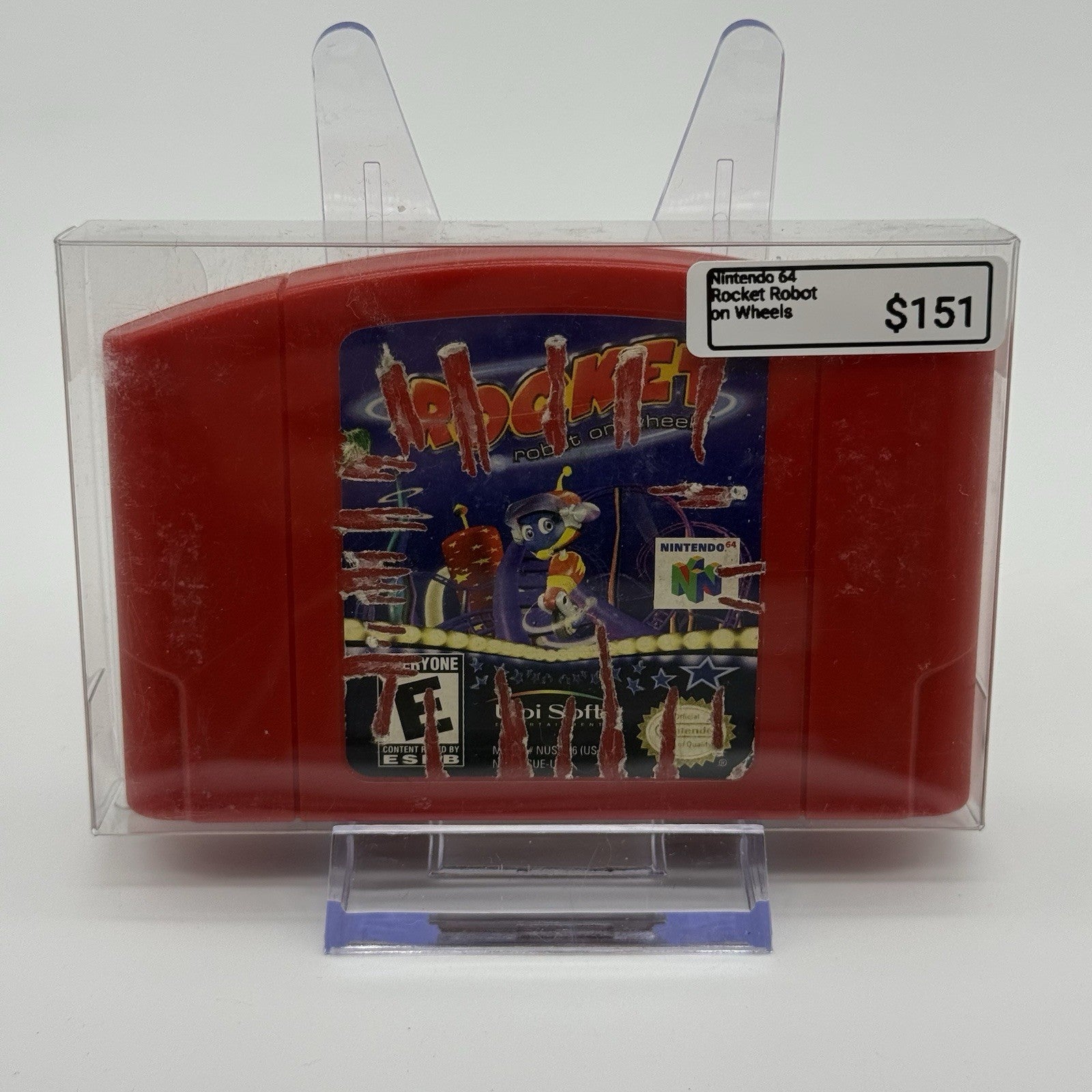 Rocket: Robot on Wheels - Nintendo 64 N64 Game - Authentic Tested (Worn Label)2