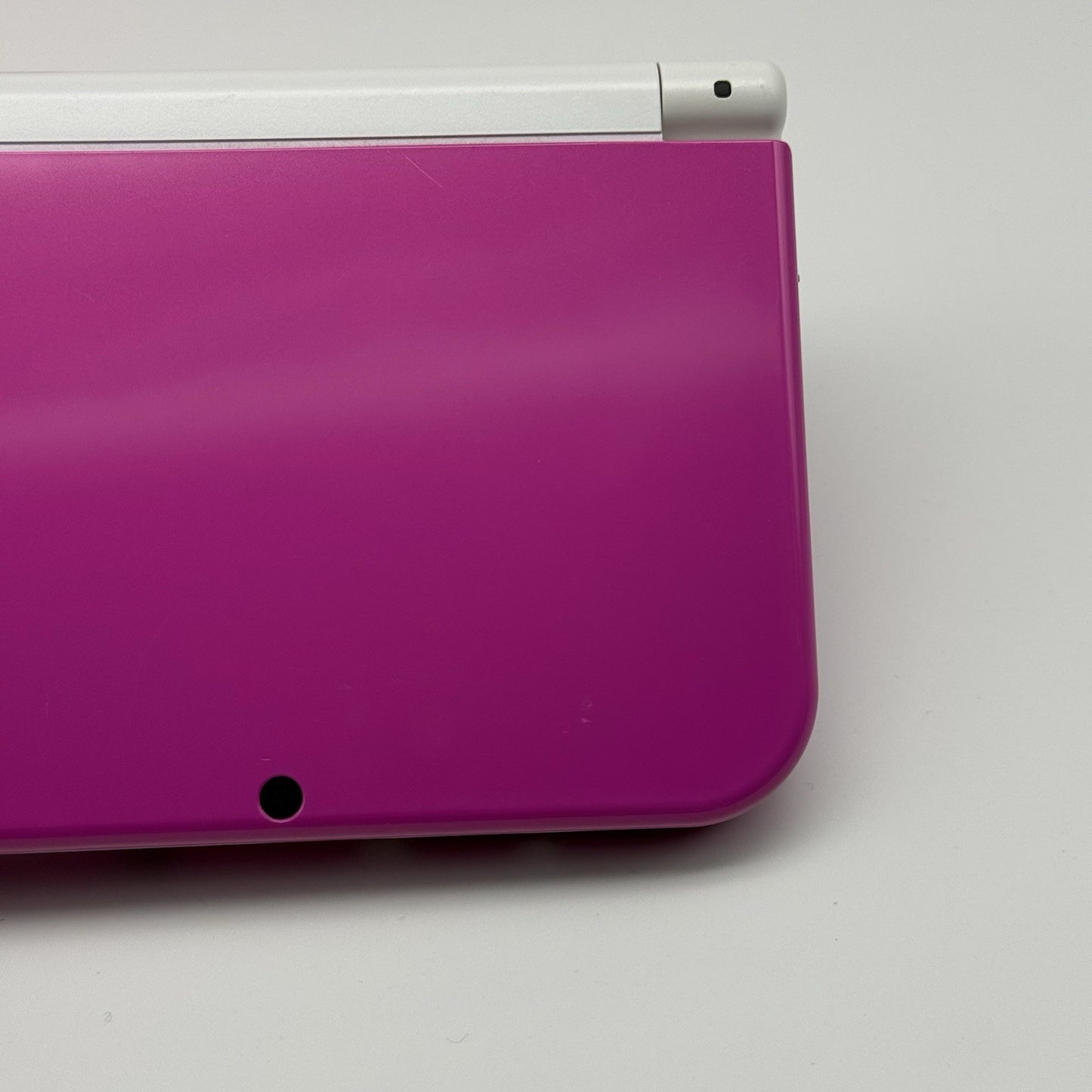 “new” Nintendo 3DS XL/LL Pink White Console Bottom IPS Region Free CIB w/Box USA11