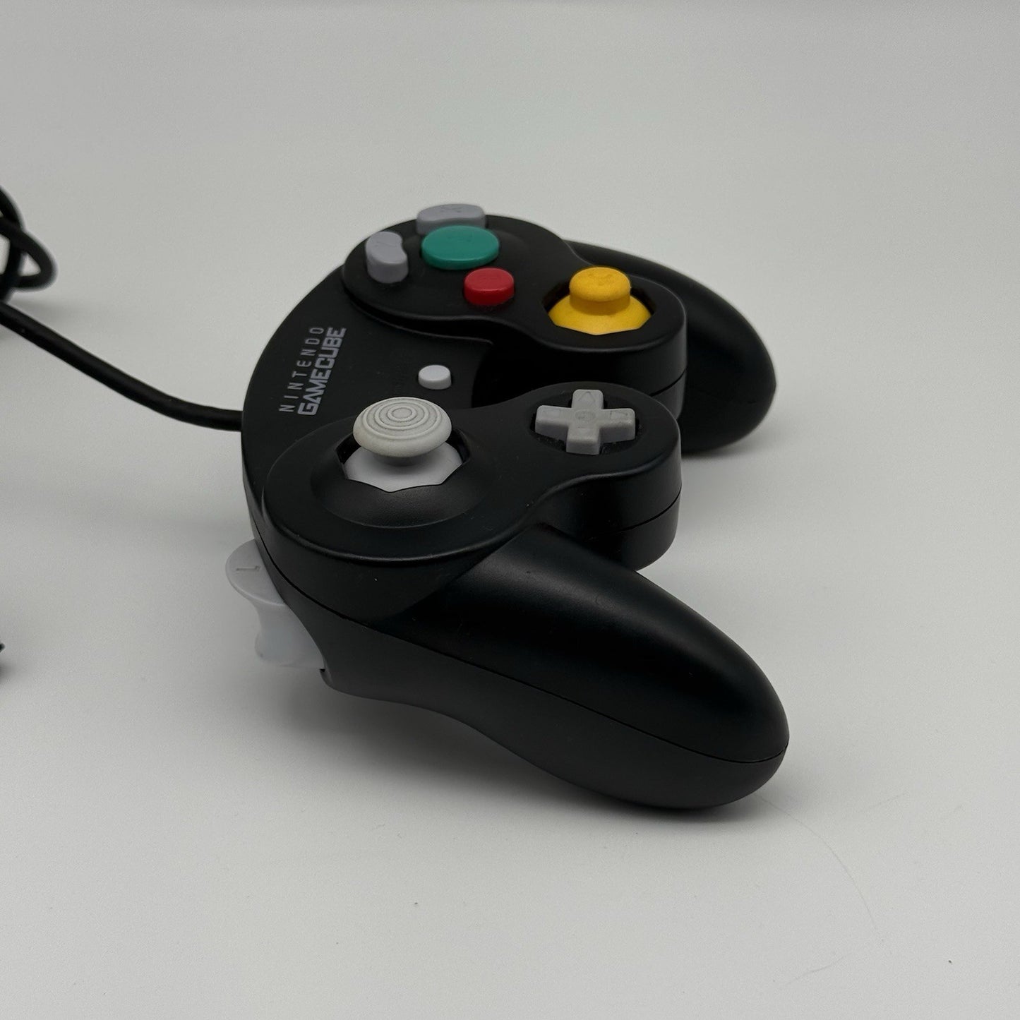 Official Nintendo GameCube Controller BLACK OEM Remote DOL-003 T2 Dot - Tested1
