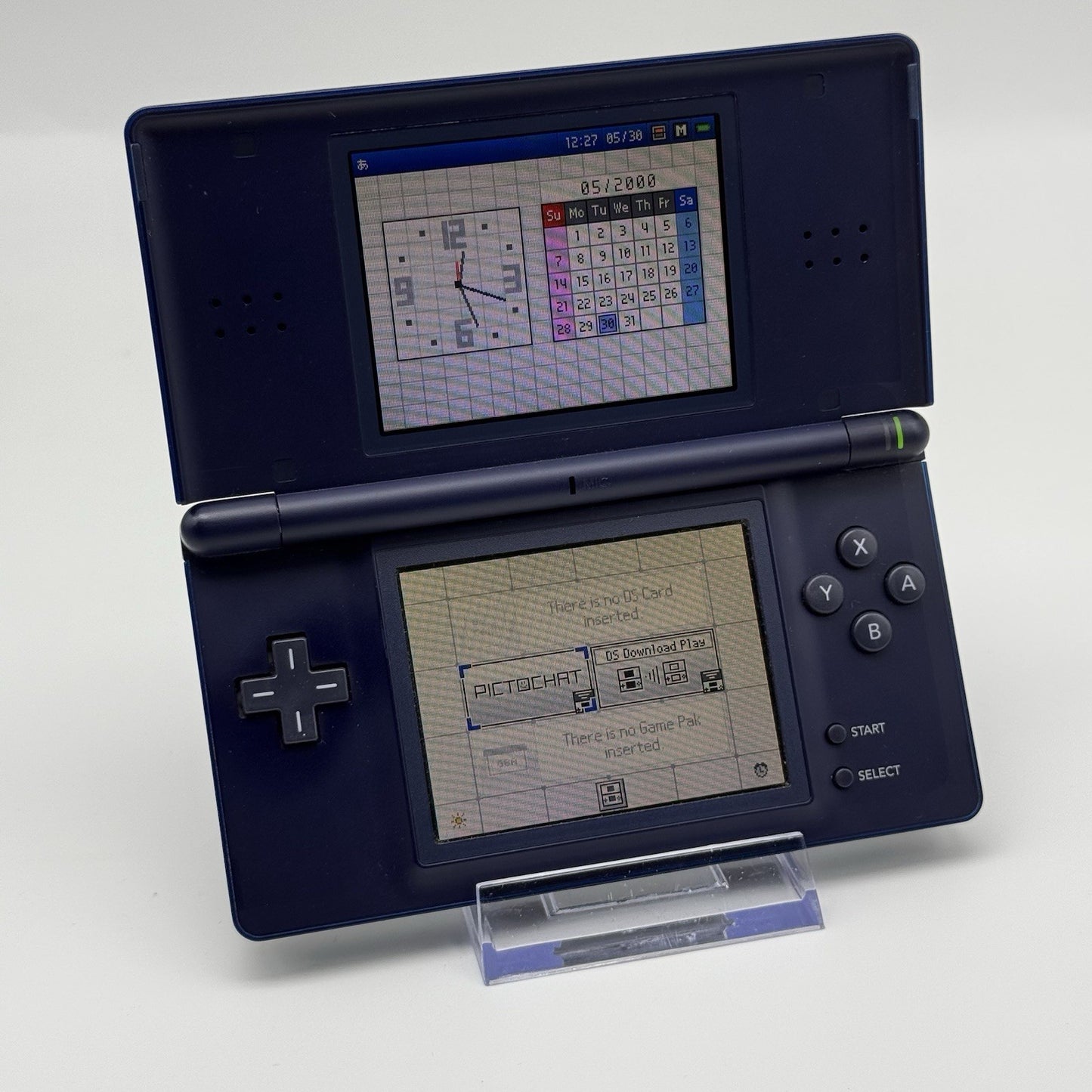 Nintendo DS Lite [Complete In Box CIB w/Manual] Enamel Navy Blue Console Tested2