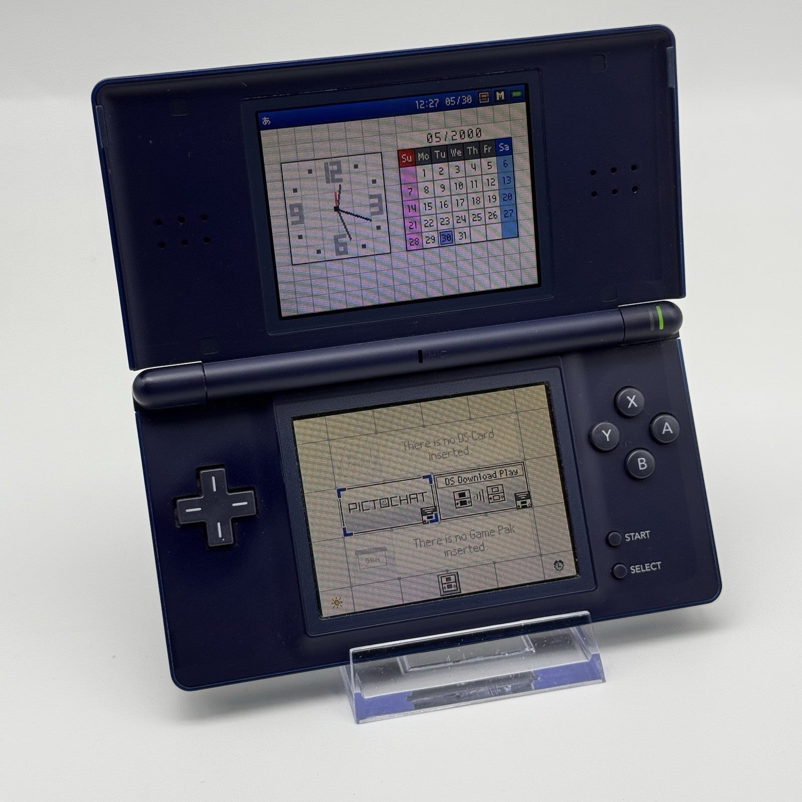 Nintendo DS Lite [Complete In Box CIB w/Manual] Enamel Navy Blue Console Tested2