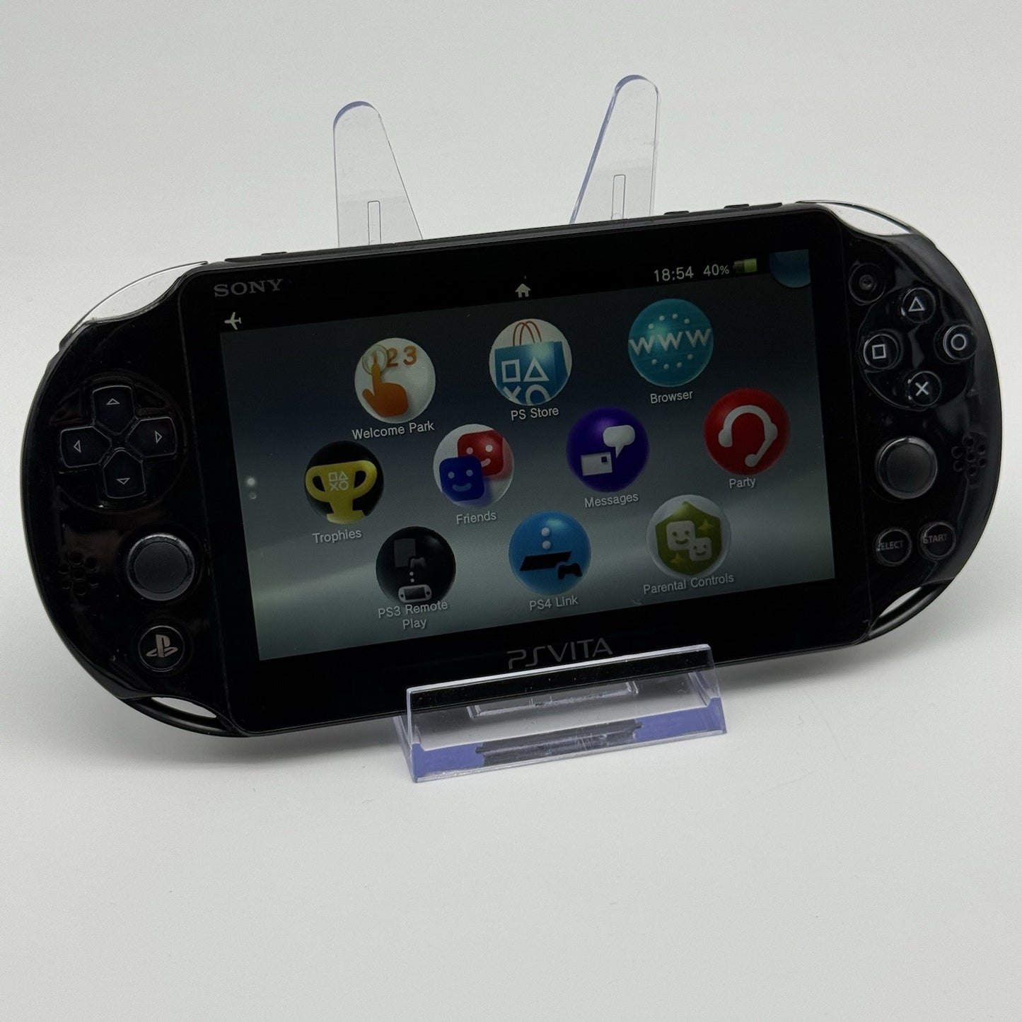 Sony PS Vita Slim PCH-2000 Black Console, Charger, Case - New Joysticks - Tested0