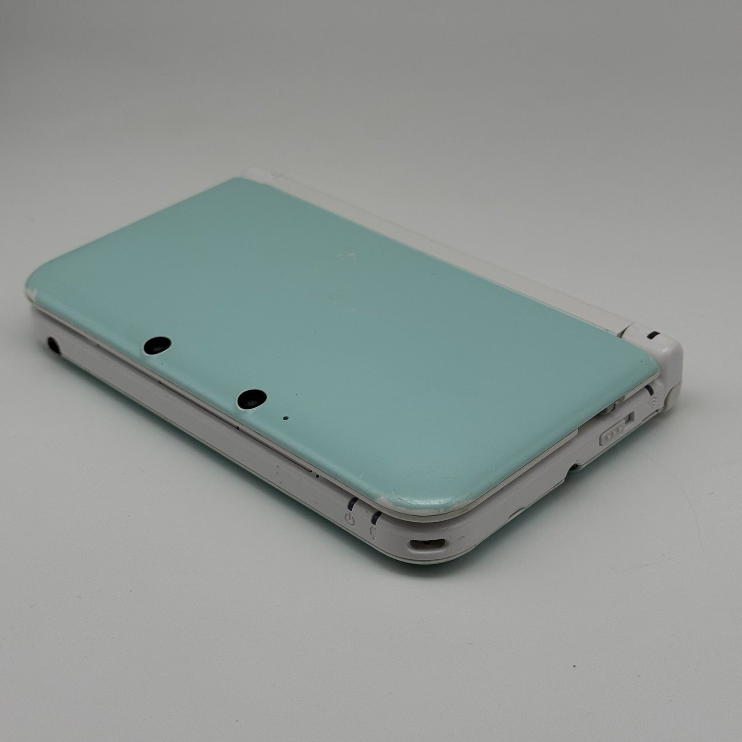 Nintendo 3DS XL LL Mint White Console JP Region - *For Parts Repair* Camera & LR4