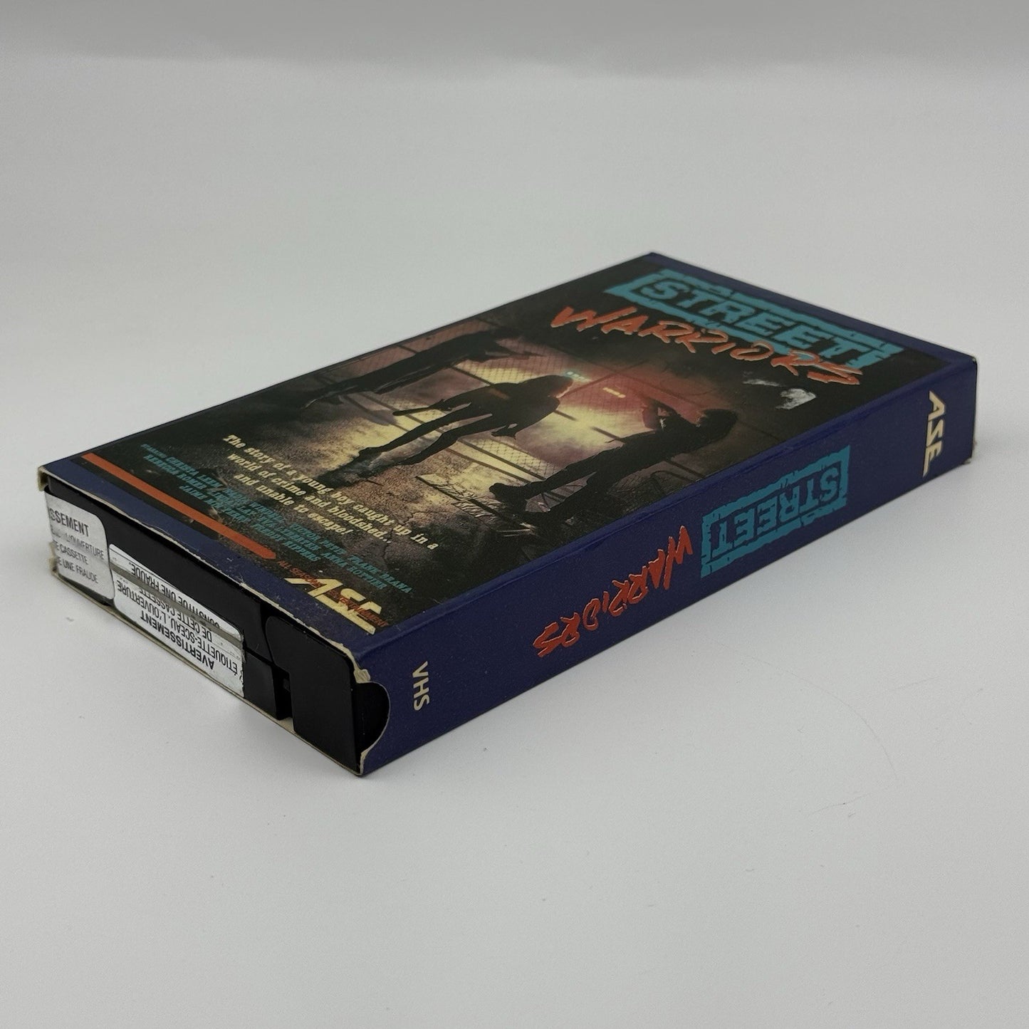 Street Warriors VHS Tape Cult Movie Rare VTG Vintage Tested19