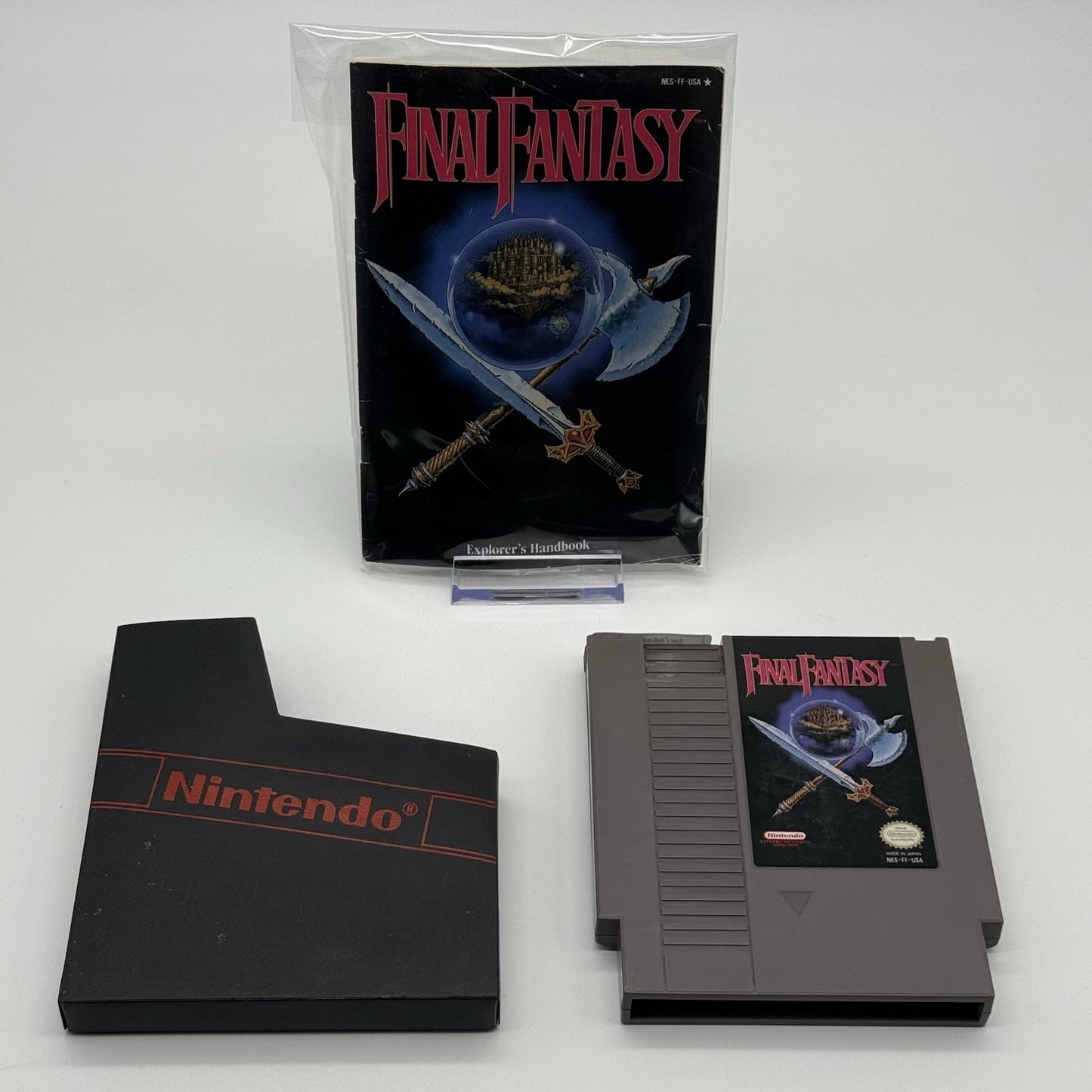 Final Fantasy (Nintendo NES, 1990) Game With Manual TESTED0