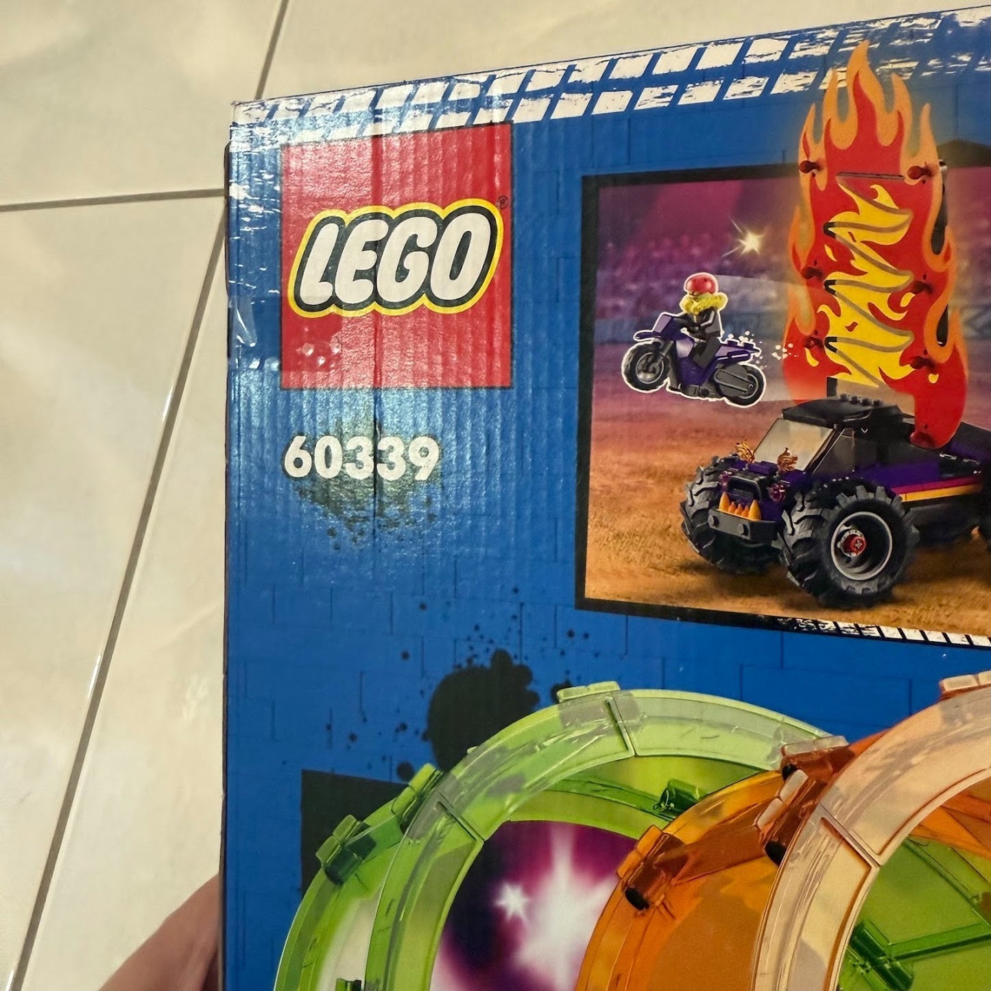 LEGO CITY Double Loop Stunt Arena 60339 Motorcycle Stuntz Retired - Brand New6