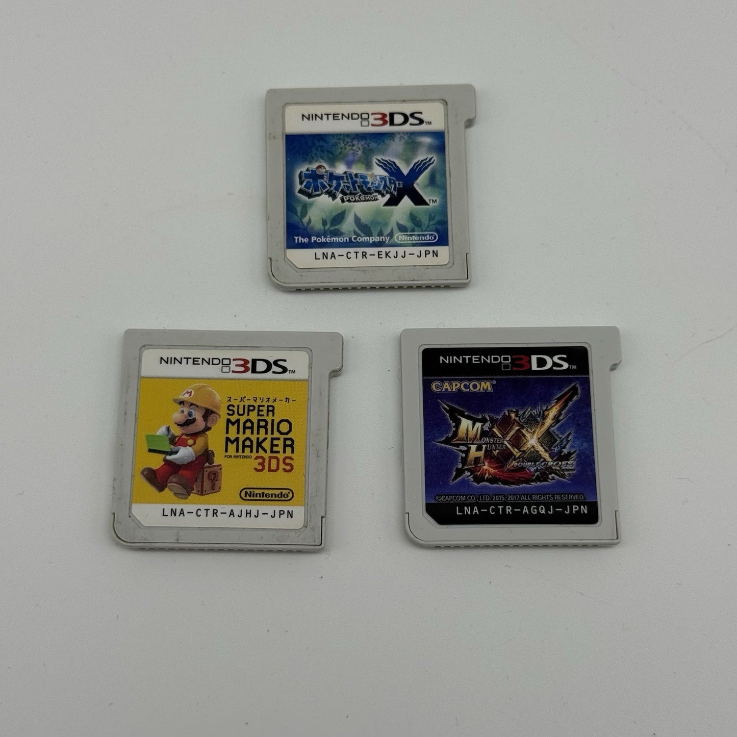 Pokemon X, Mario Maker, Monster Hunter Nintendo 3DS Japanese Game Lot -US Seller0