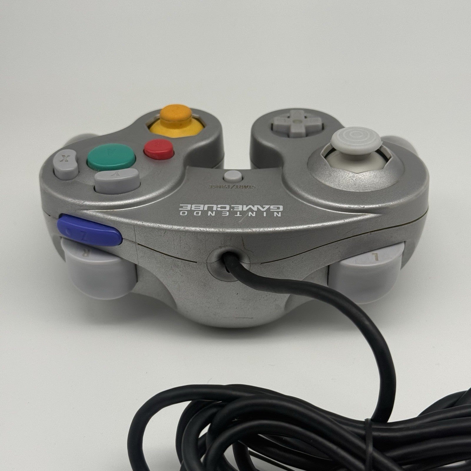 Official Nintendo GameCube Controller Platinum Silver OEM DOL-003 T2 Dot Tested4