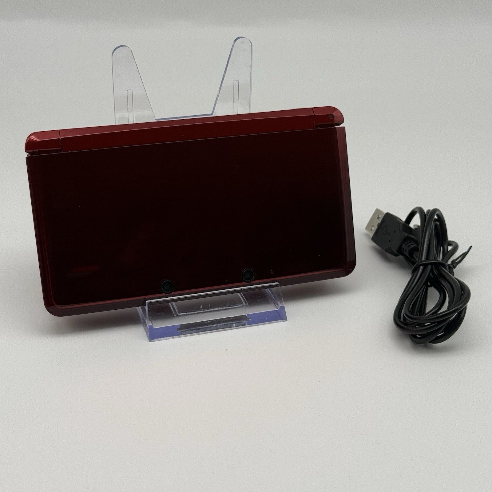 Nintendo 3DS Handheld Console Flame Red (Region Free / NTSC-J) - Tested Working0