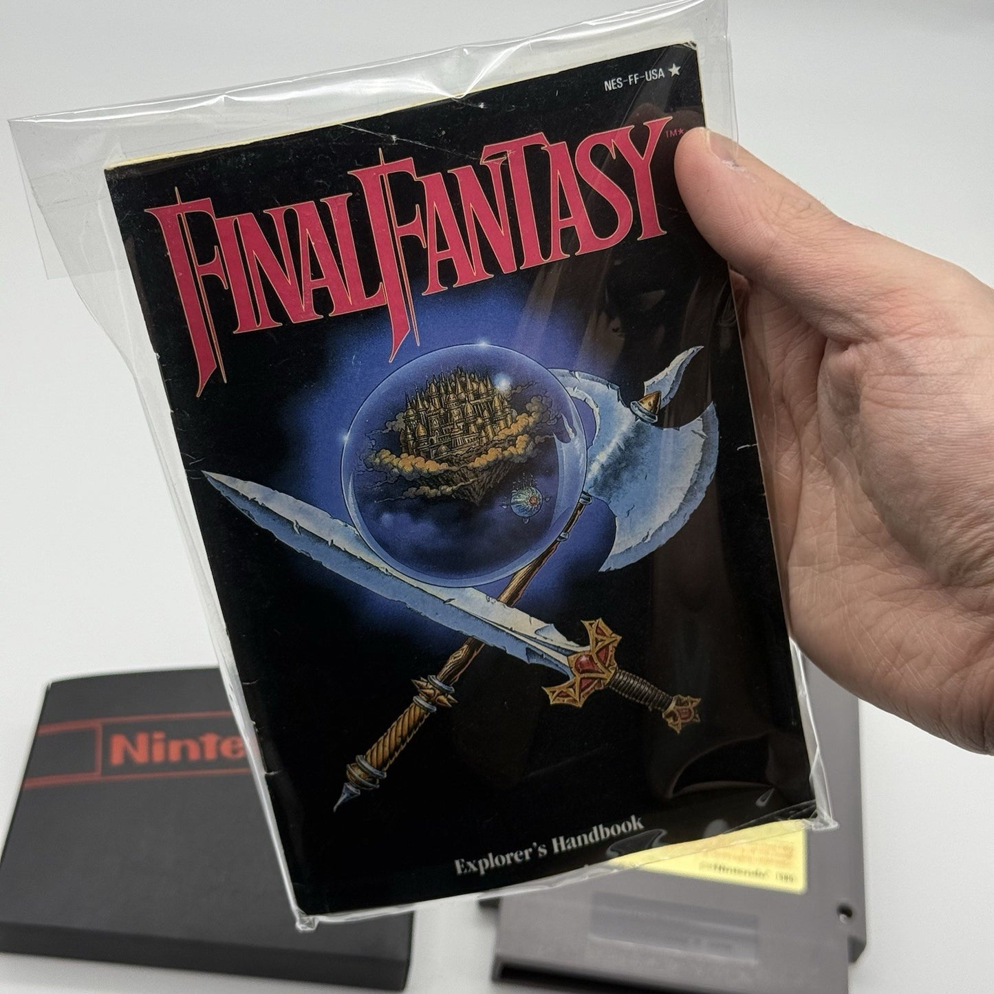 Final Fantasy (Nintendo NES, 1990) Game With Manual TESTED2
